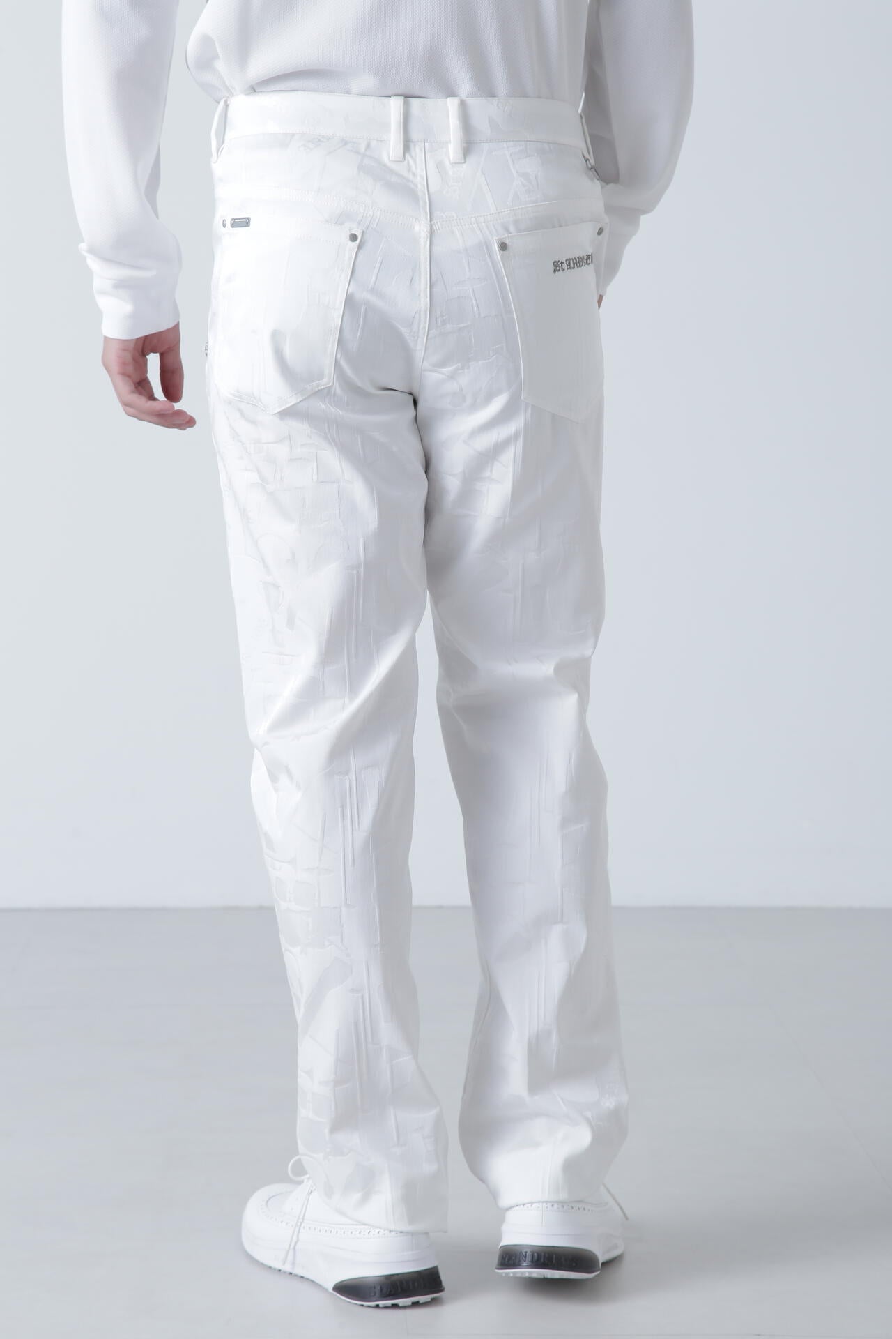ミュージック柄ジャガードパンツ (MENS)