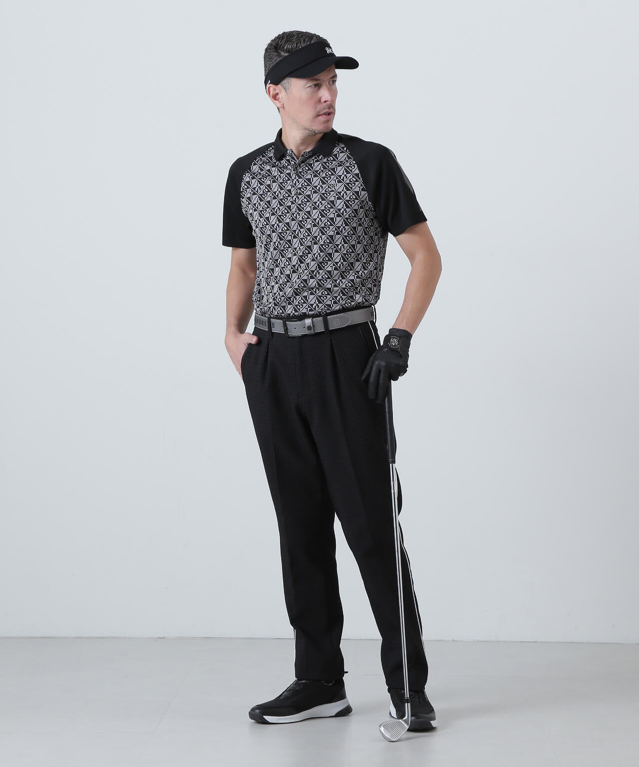 ハンドトゥースジャガードパンツ (MENS)