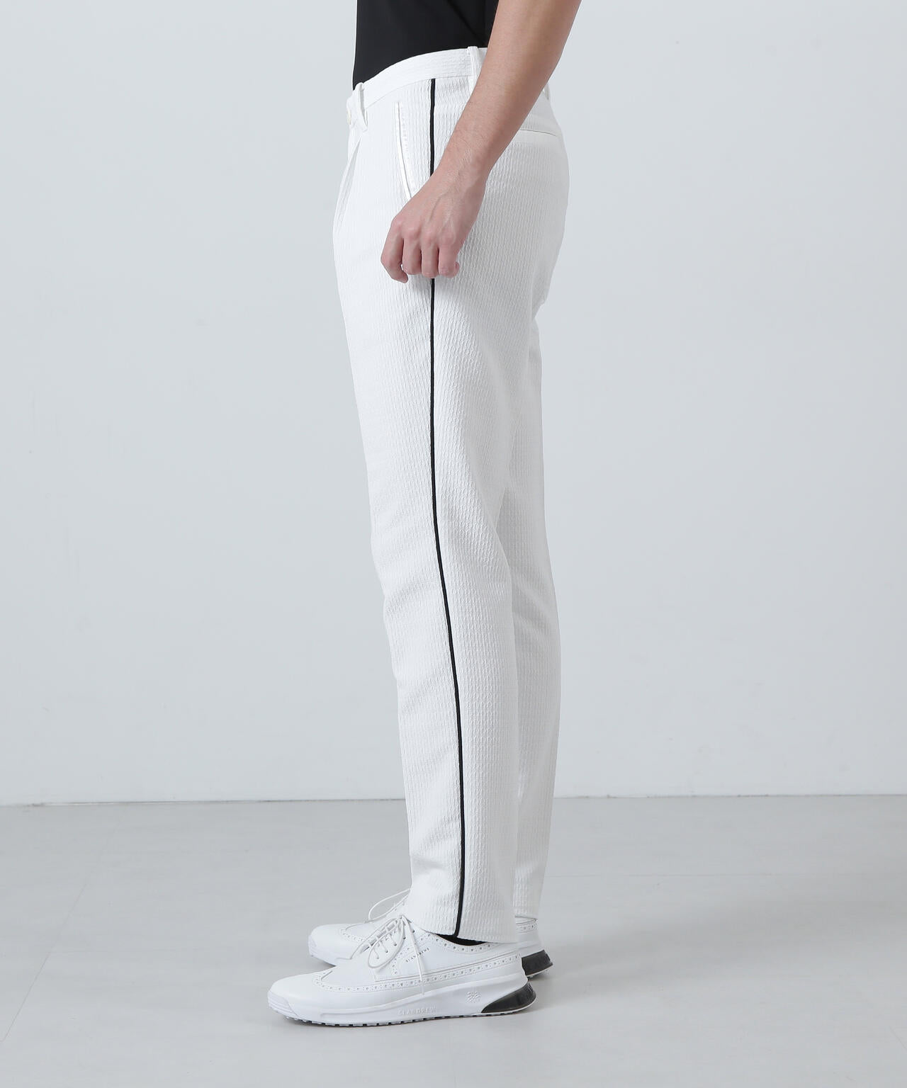 ハンドトゥースジャガードパンツ (MENS)
