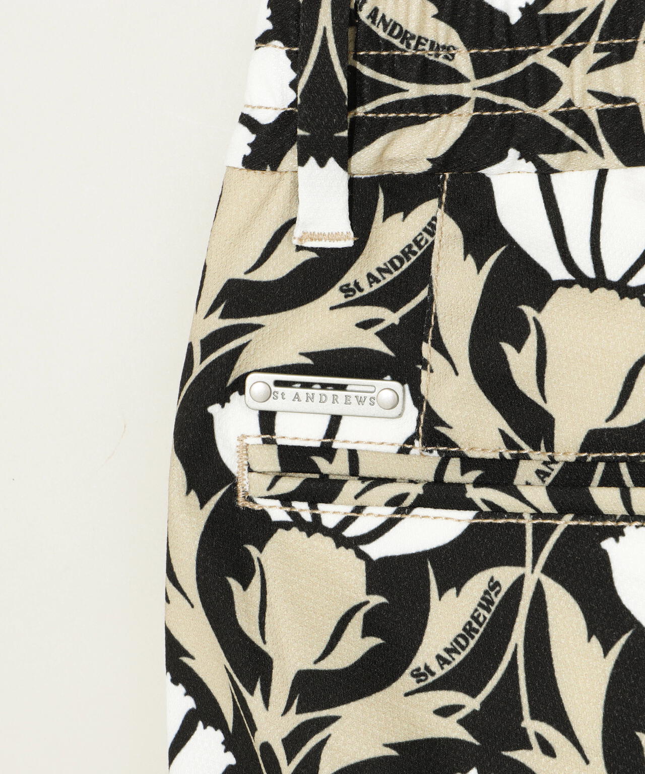 ドビーストレッチショートパンツ ＜アザミ柄＞ (MENS) | St