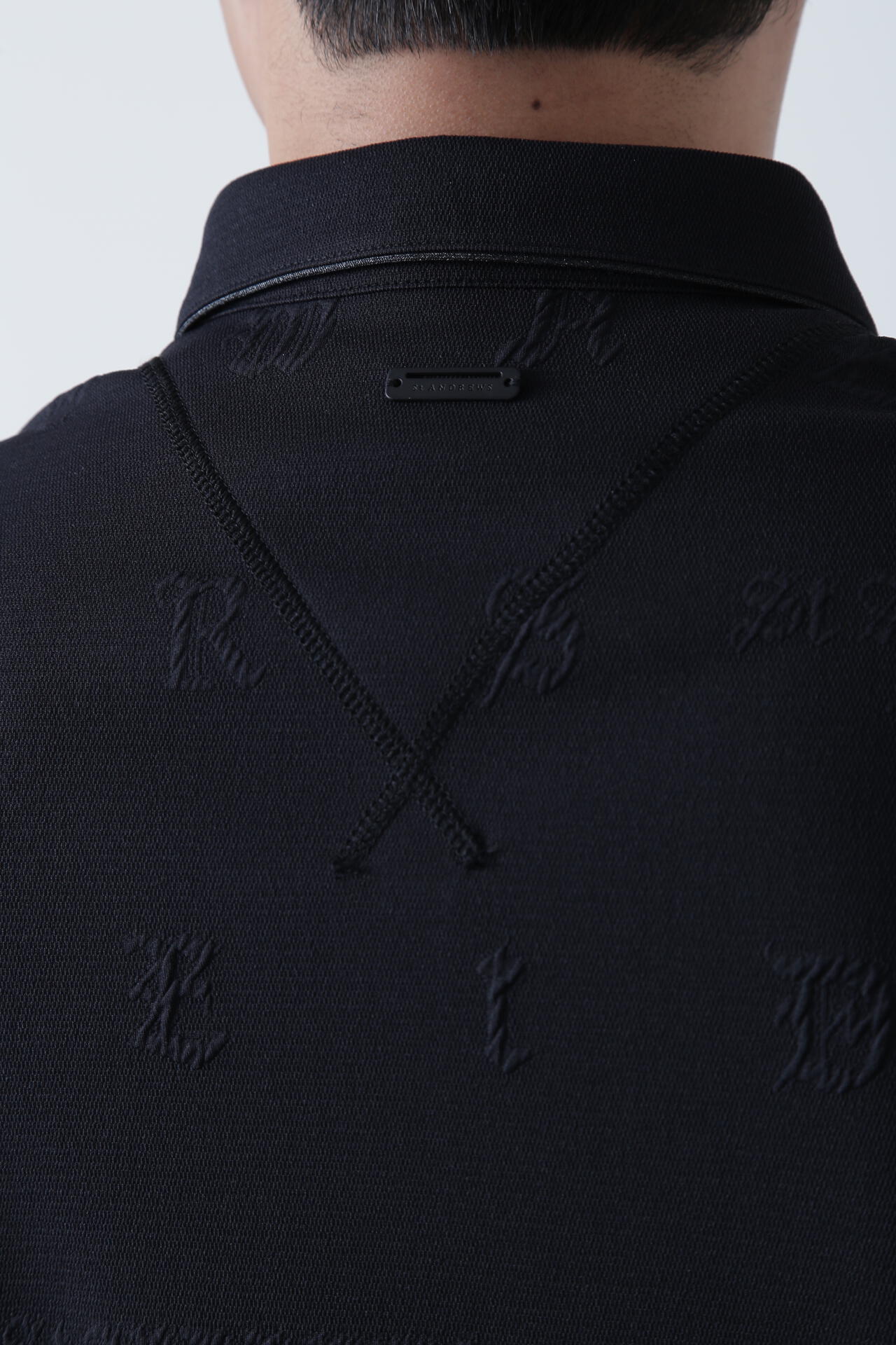 ふくれジャガードロゴ半袖ポロシャツ (MENS) | St ANDREWS（セント