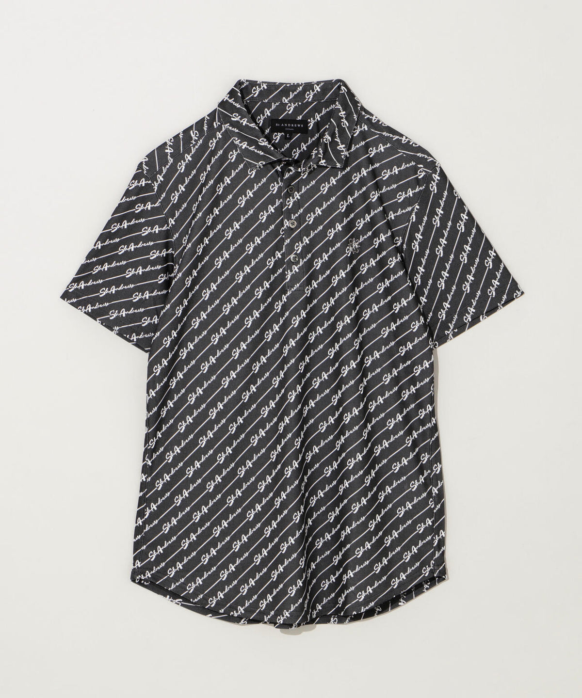 シグネチャー柄ジャガード半袖シャツ (MENS)