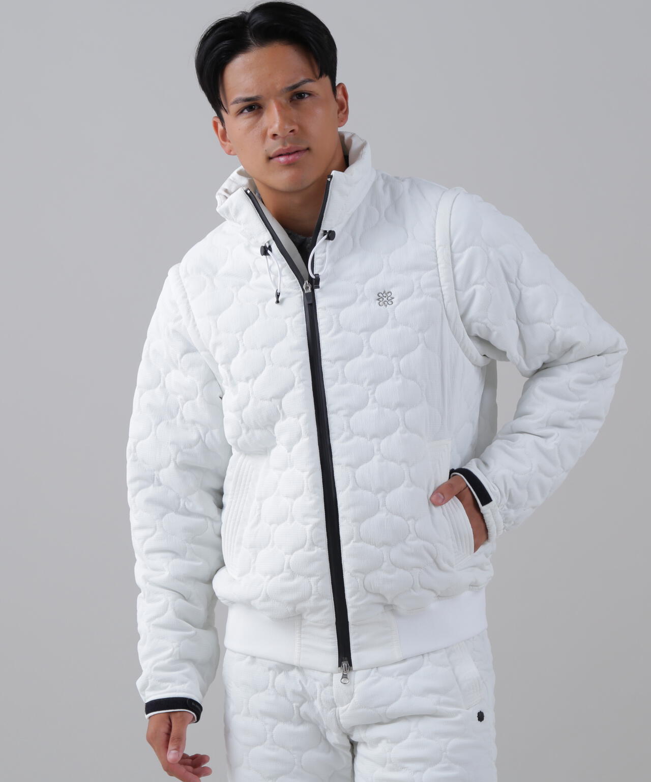 ウェーブストレッチ中綿ブルゾン (MENS)