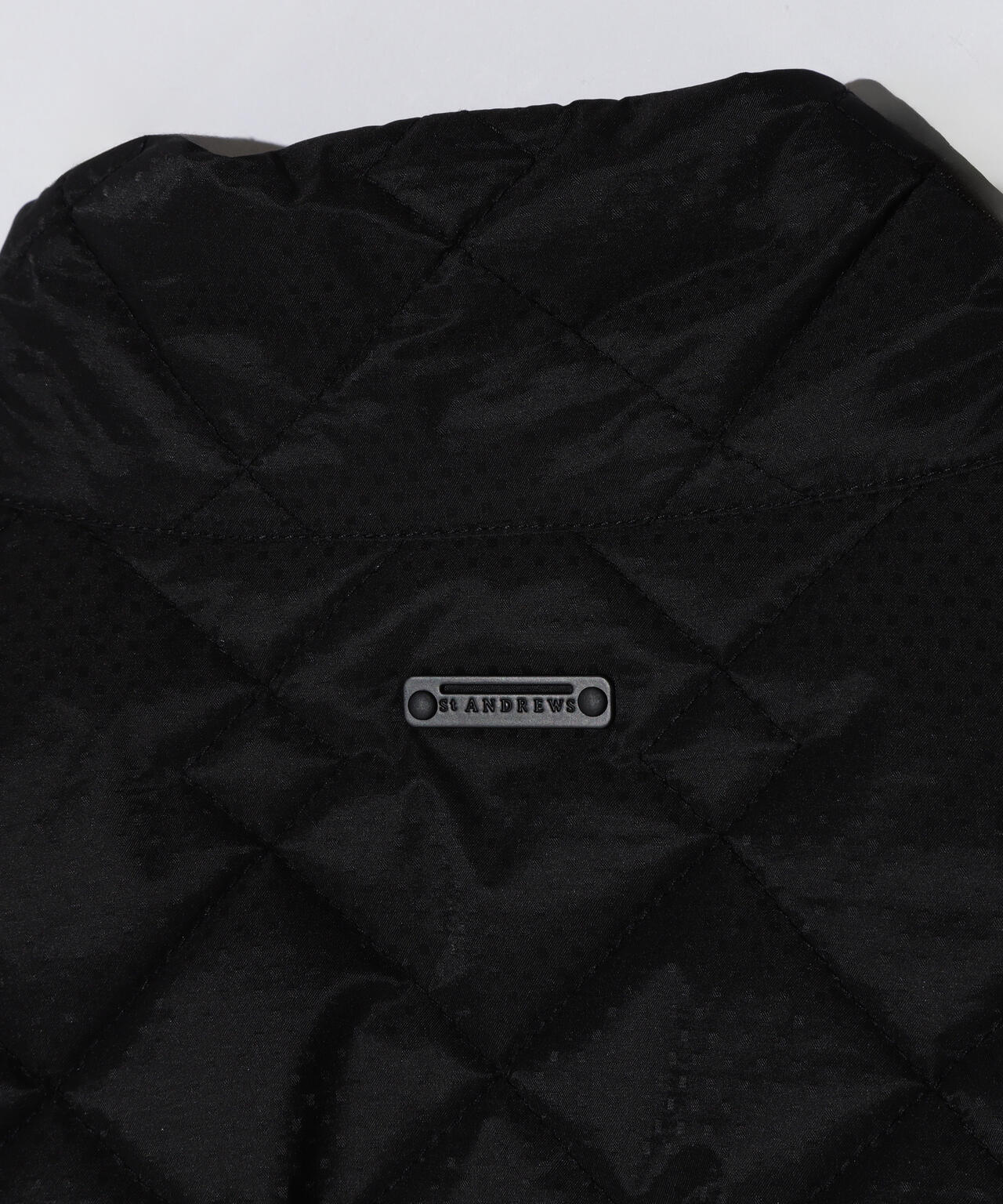 ドットストレッチキルト袖ニットブルゾン (MENS)