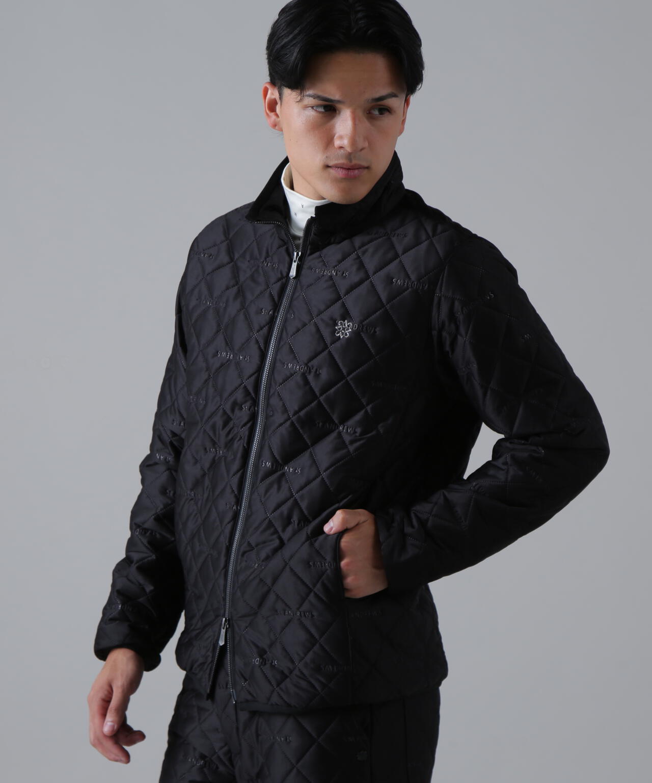 St ANDREWS 中綿ジャケット ロゴピンソニック中綿ブルゾン (MENS) | St ANDREWS（セント
