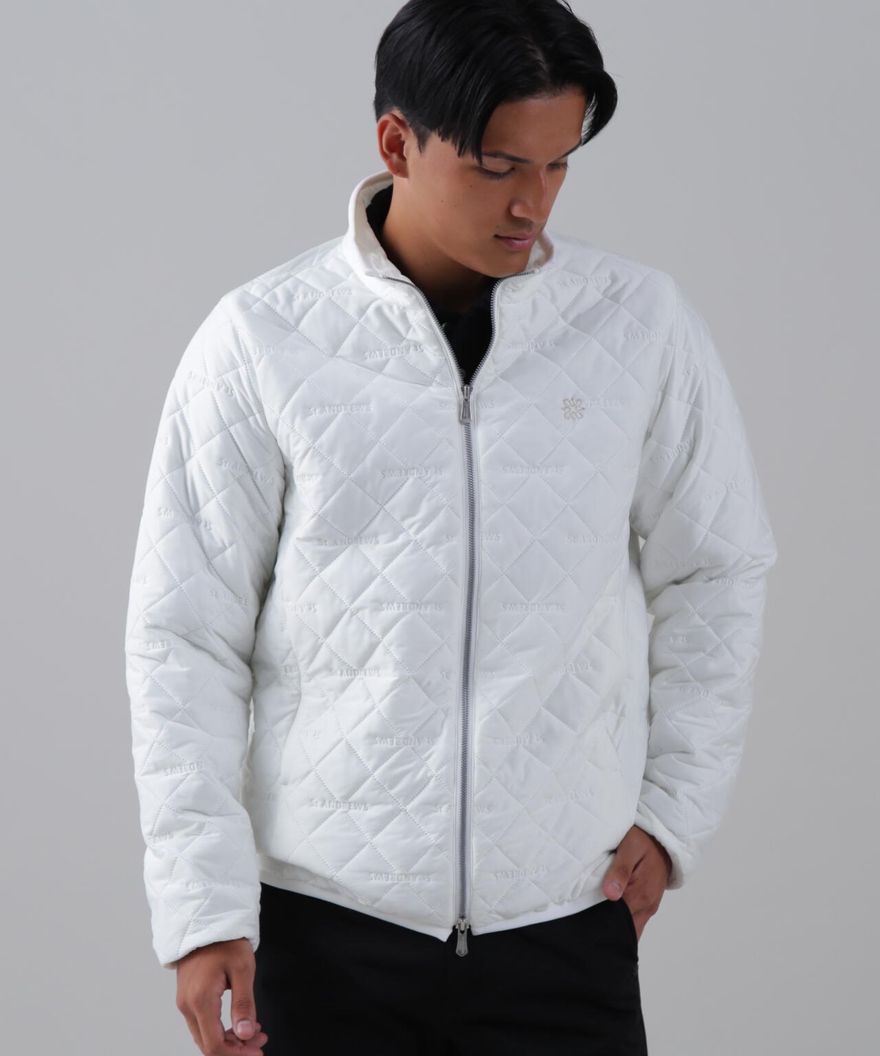 St ANDREWS 中綿ジャケット ロゴピンソニック中綿ブルゾン (MENS) | St ANDREWS（セント