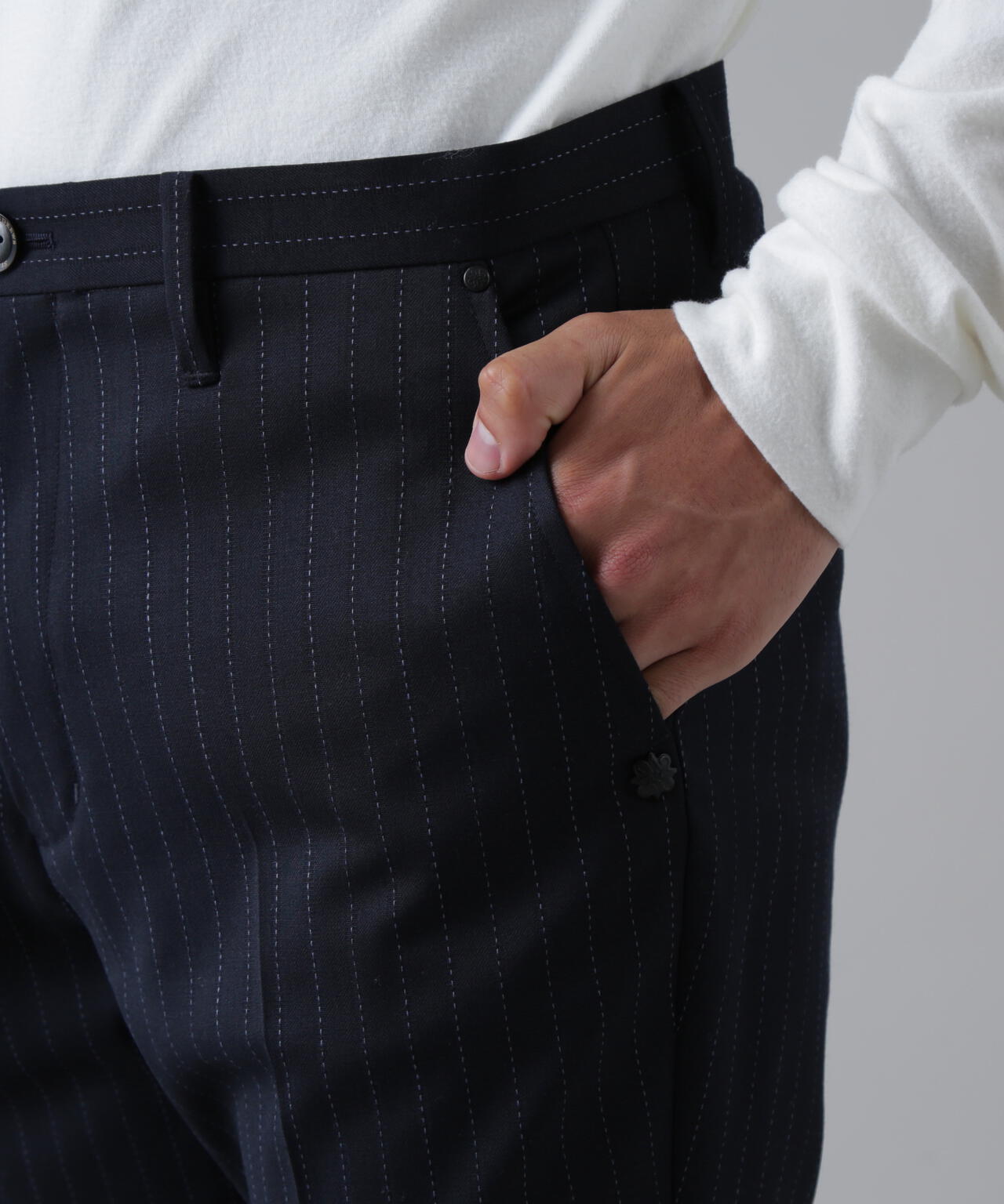 ピンストライプパンツ (MENS)