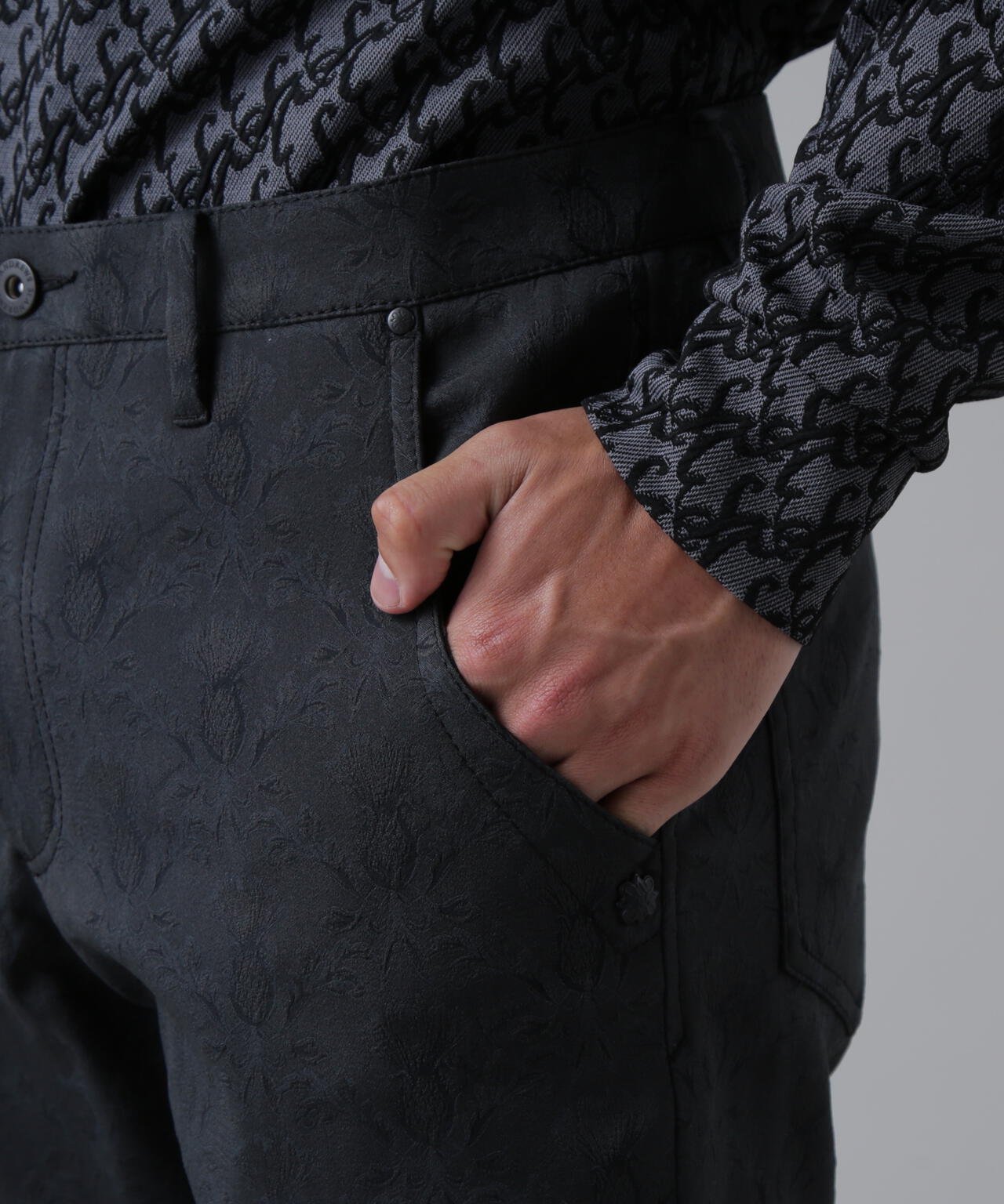 アザミダマスクジャガードパンツ (MENS)