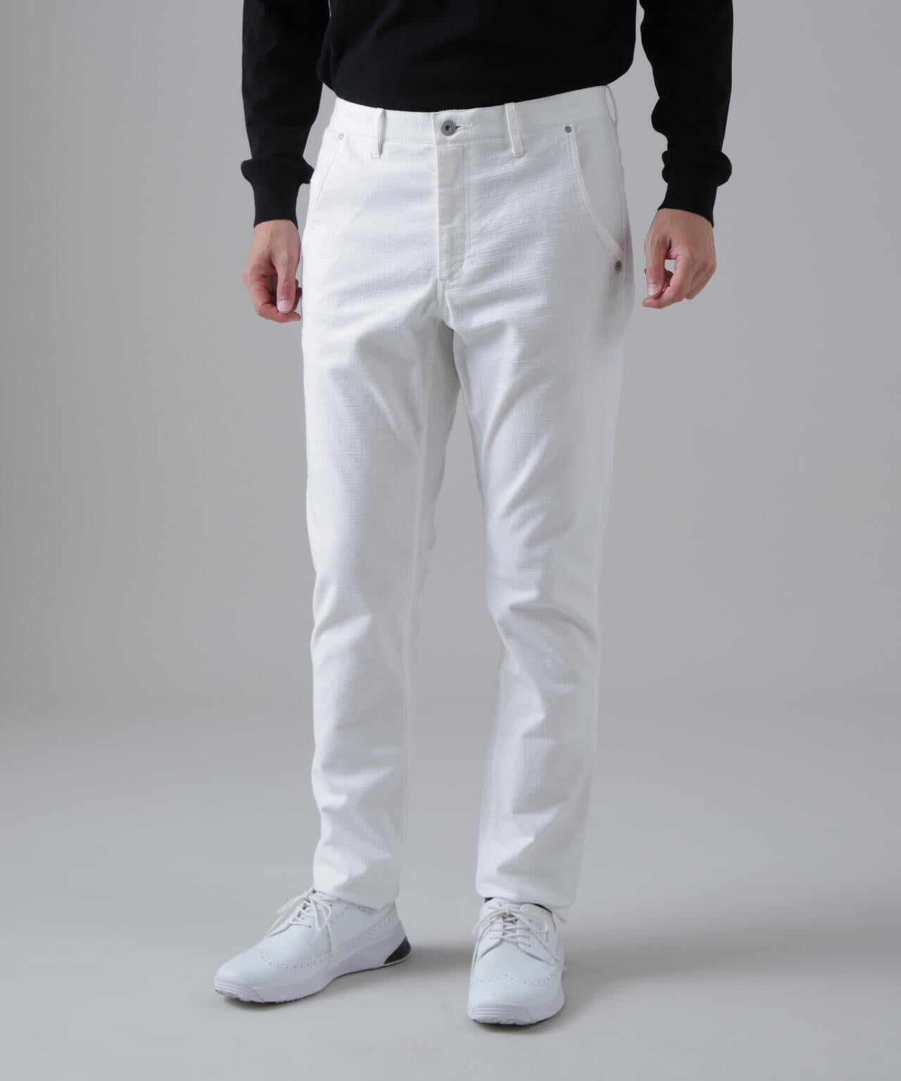 新品 St ANDREWS セントアンドリュース ホワイトパンツ ST ANDREWS(セントアンドリュース) パンツ｜中古ゴルフウェア