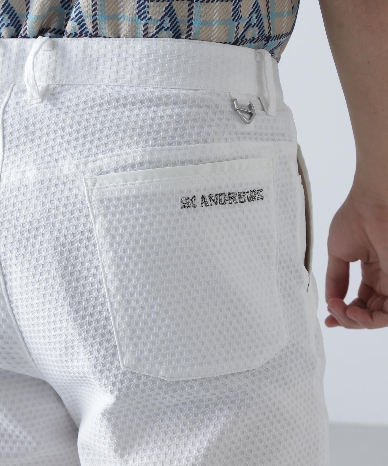 サッカージオメトリックジャガードパンツ (MENS) | St ANDREWS（セント