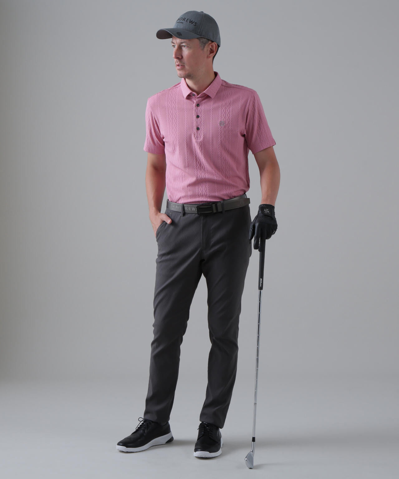 ダイヤジャガードレギュラーストレッチ 5ポケットパンツ (MENS)