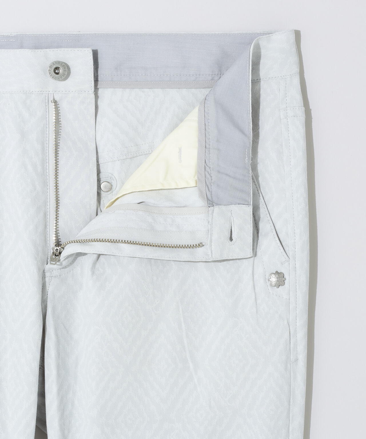 ダイヤジャガードレギュラーストレッチ 5ポケットパンツ (MENS)