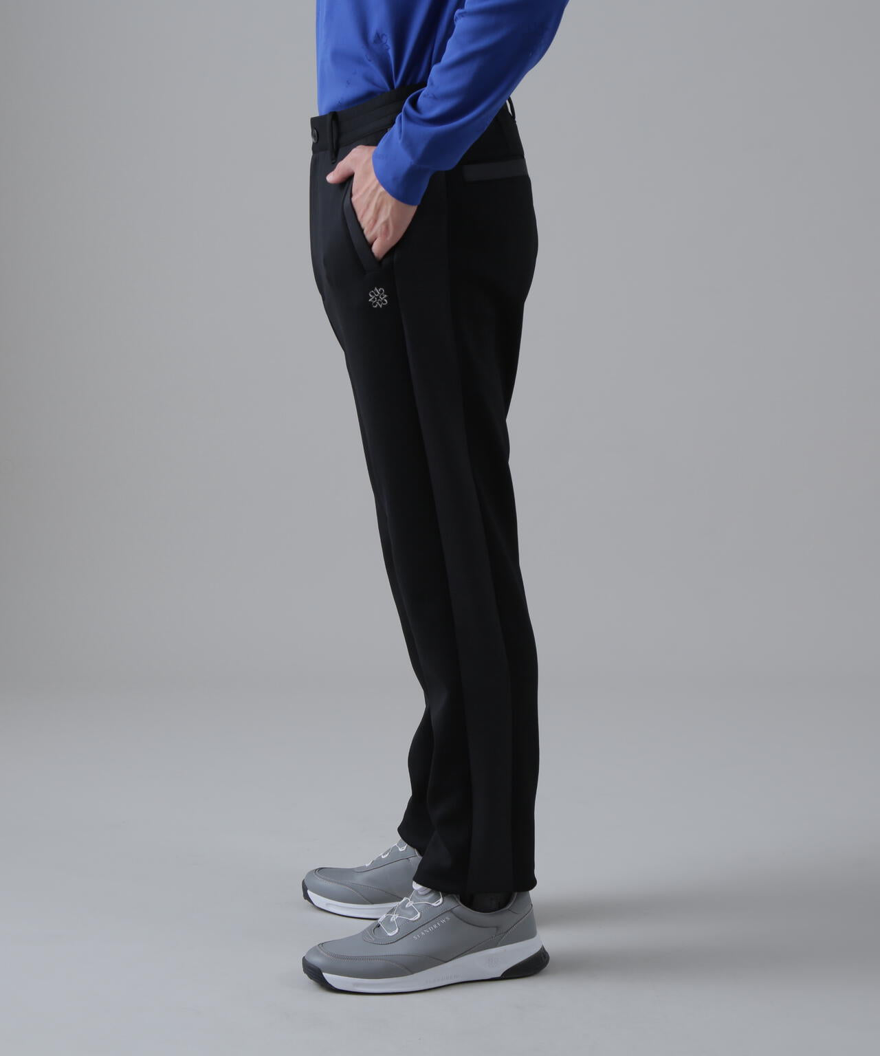 ○★新品未使用　St ANDREWS　ダンボールニットパンツ　LL　ブラック ダンボールニットパンツ (MENS) | St ANDREWS（セントアンドリュース