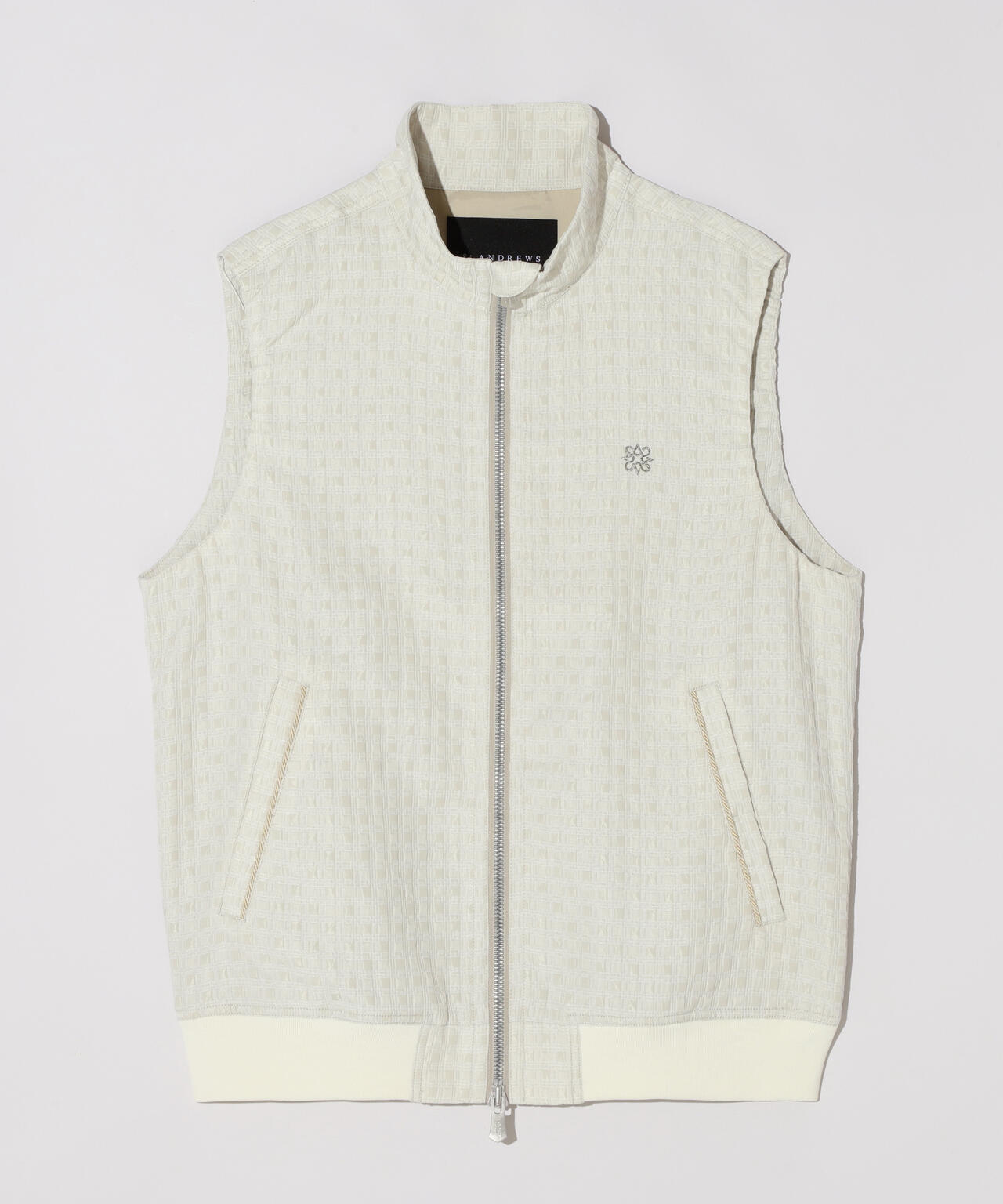 St ANDREWS ボア ベスト Sサイズ グレー St ANDREWS ボア ベスト S