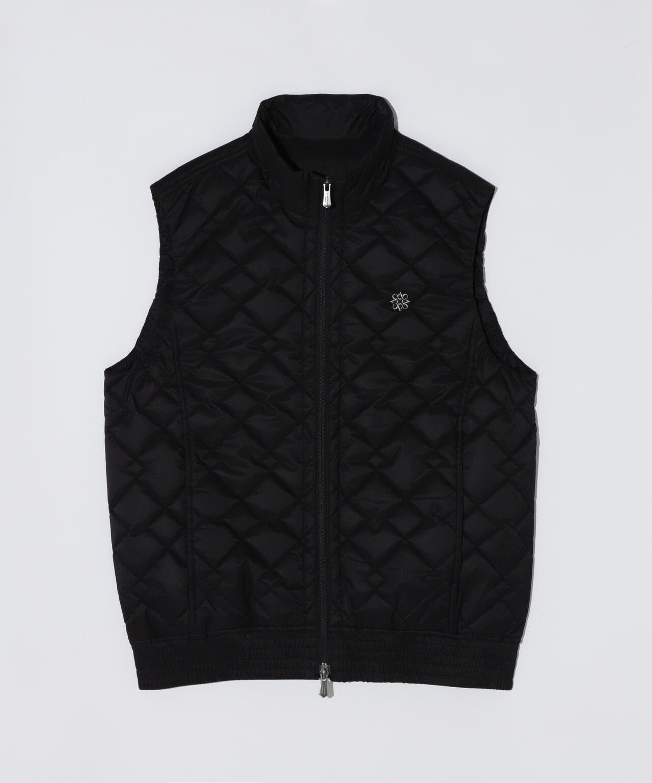 ドットストレッチキルトフルジップベスト (MENS)