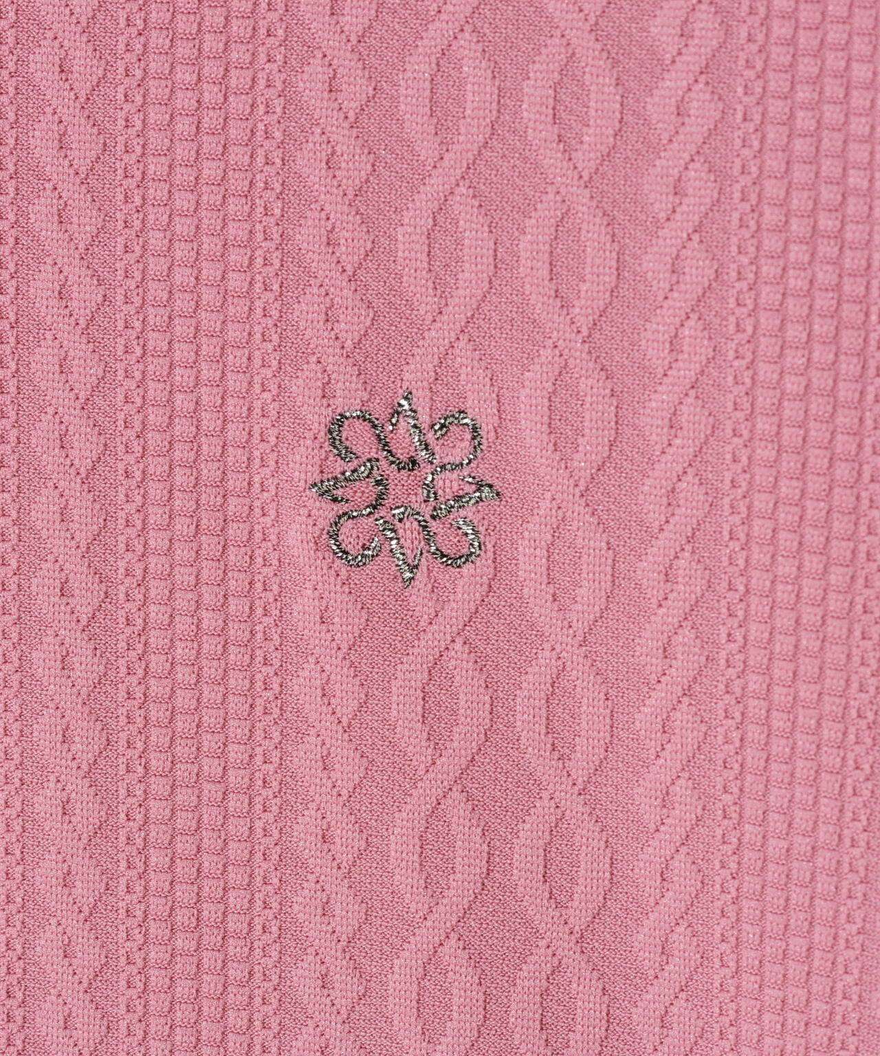 縄柄リンクス半袖シャツ (MENS)