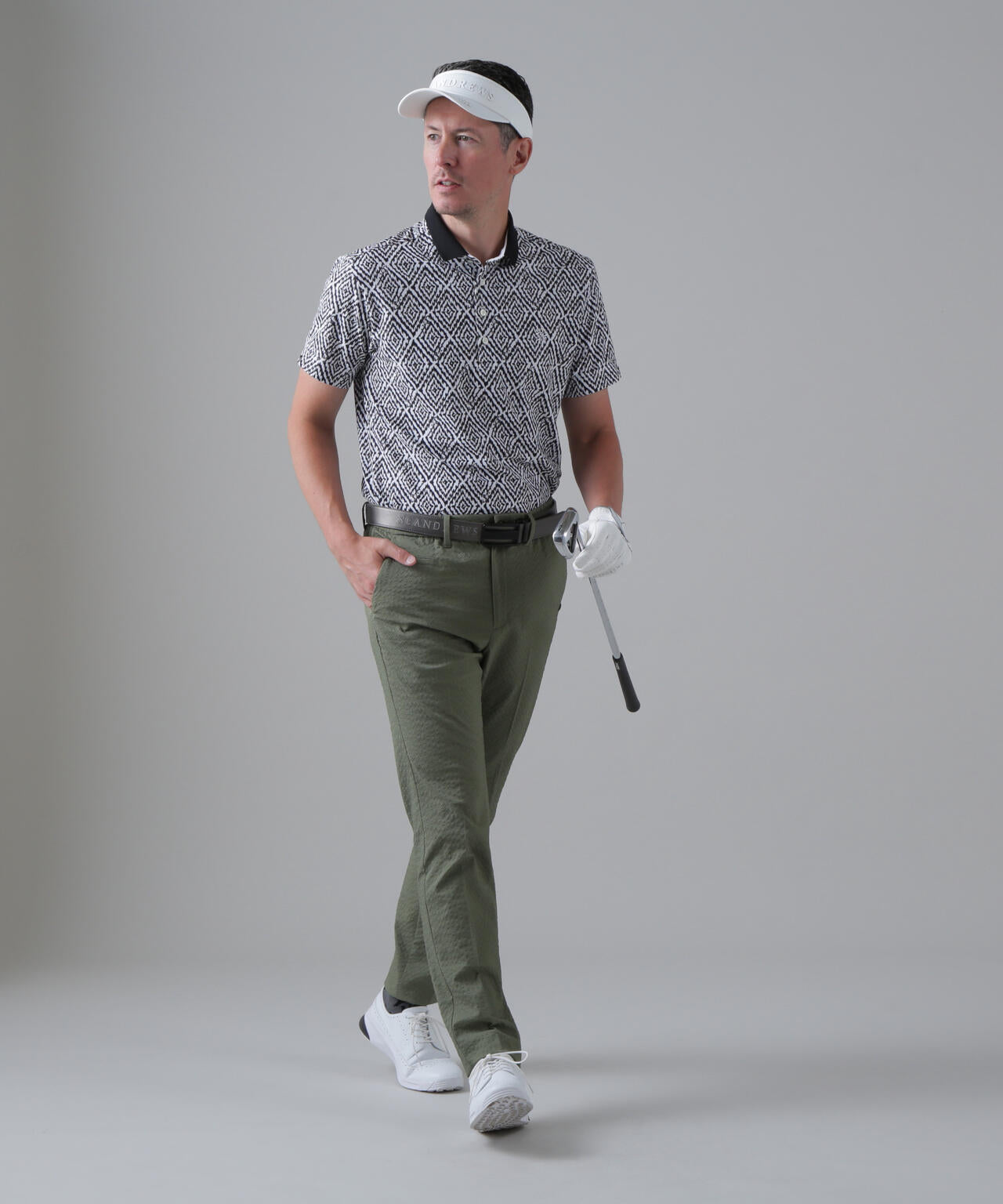 SPXダイヤプリント半袖ポロシャツ (MENS)