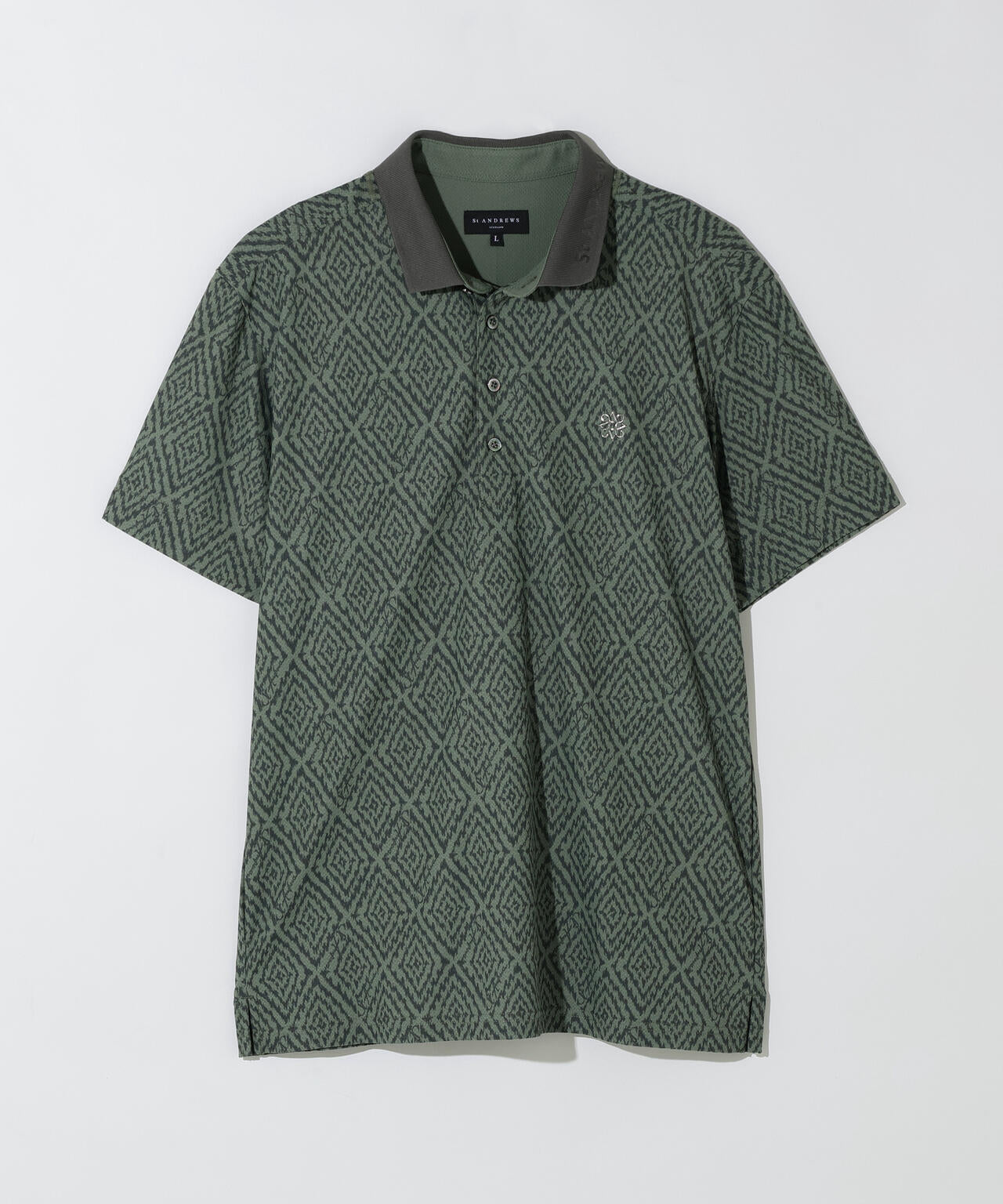 SPXダイヤプリント半袖ポロシャツ (MENS)