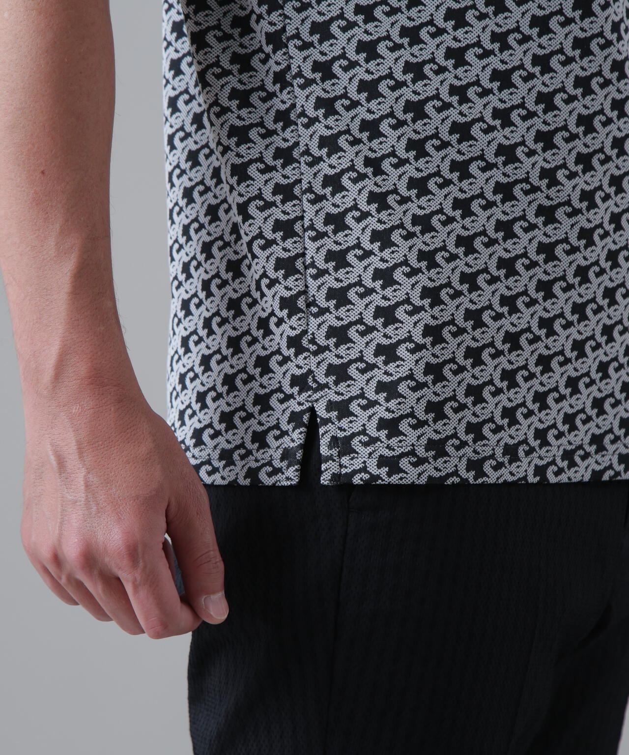 SAロゴトッドジャガード半袖シャツ (MENS) | St ANDREWS（セント