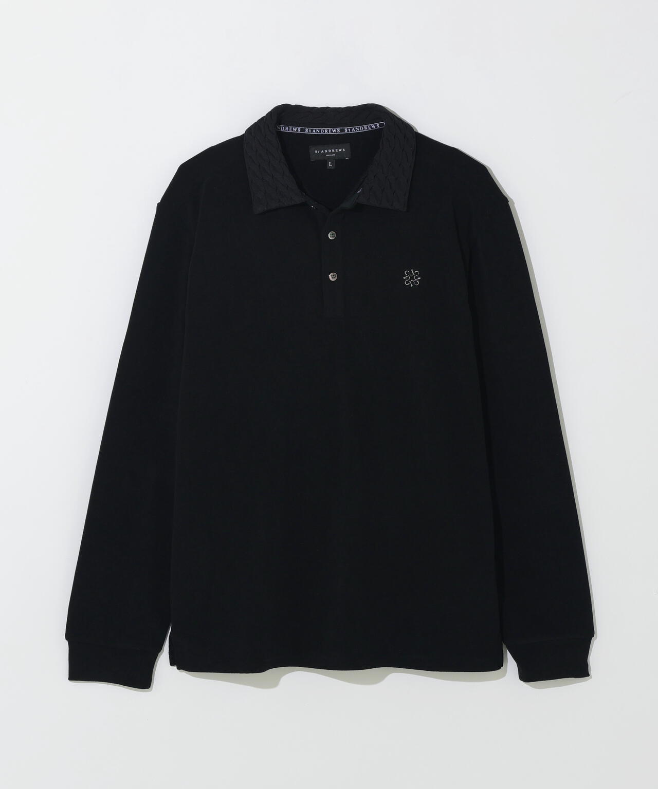 パイル長袖ポロシャツ (MENS)