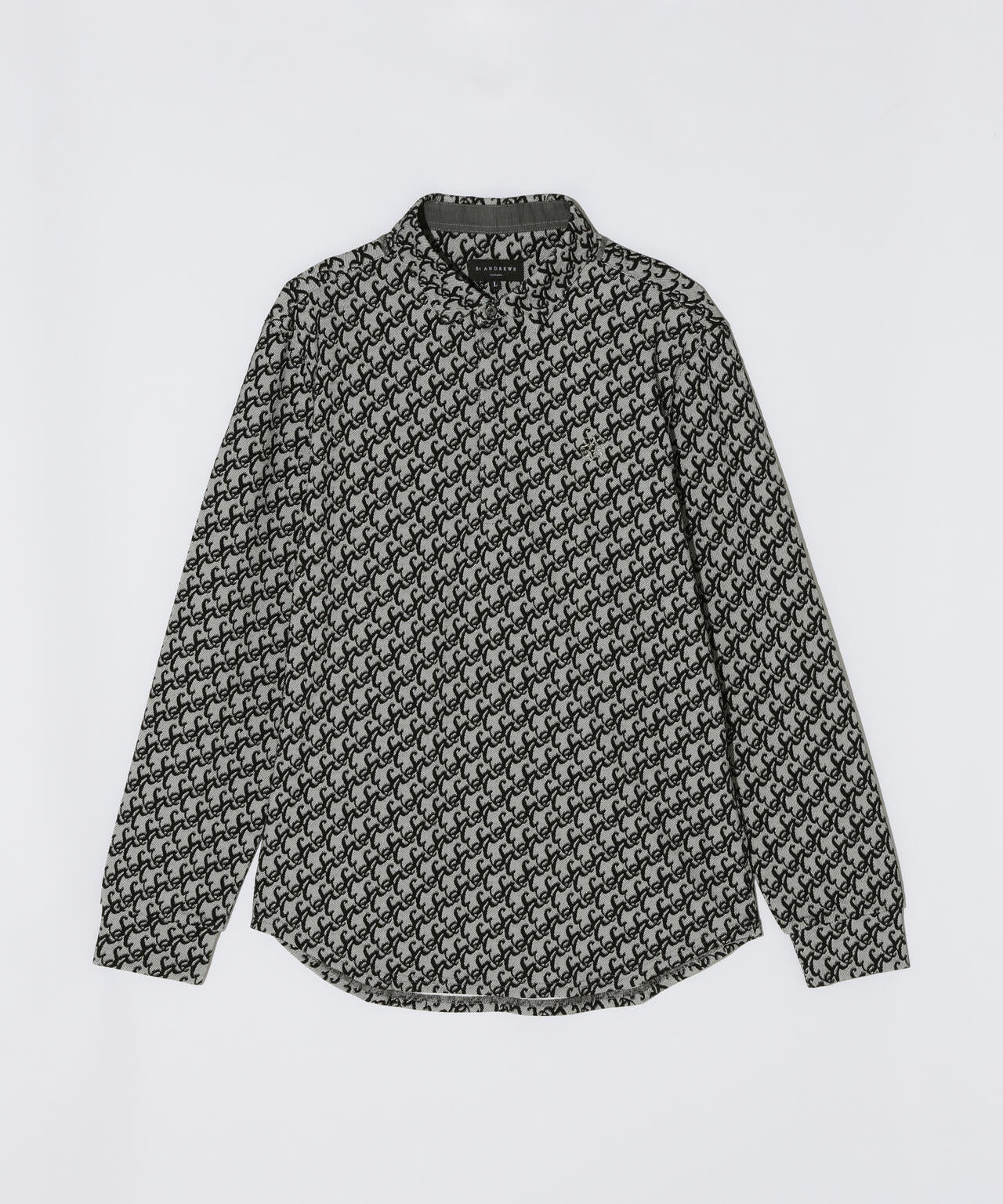 SAロゴふくれジャガード長袖シャツ (MENS)