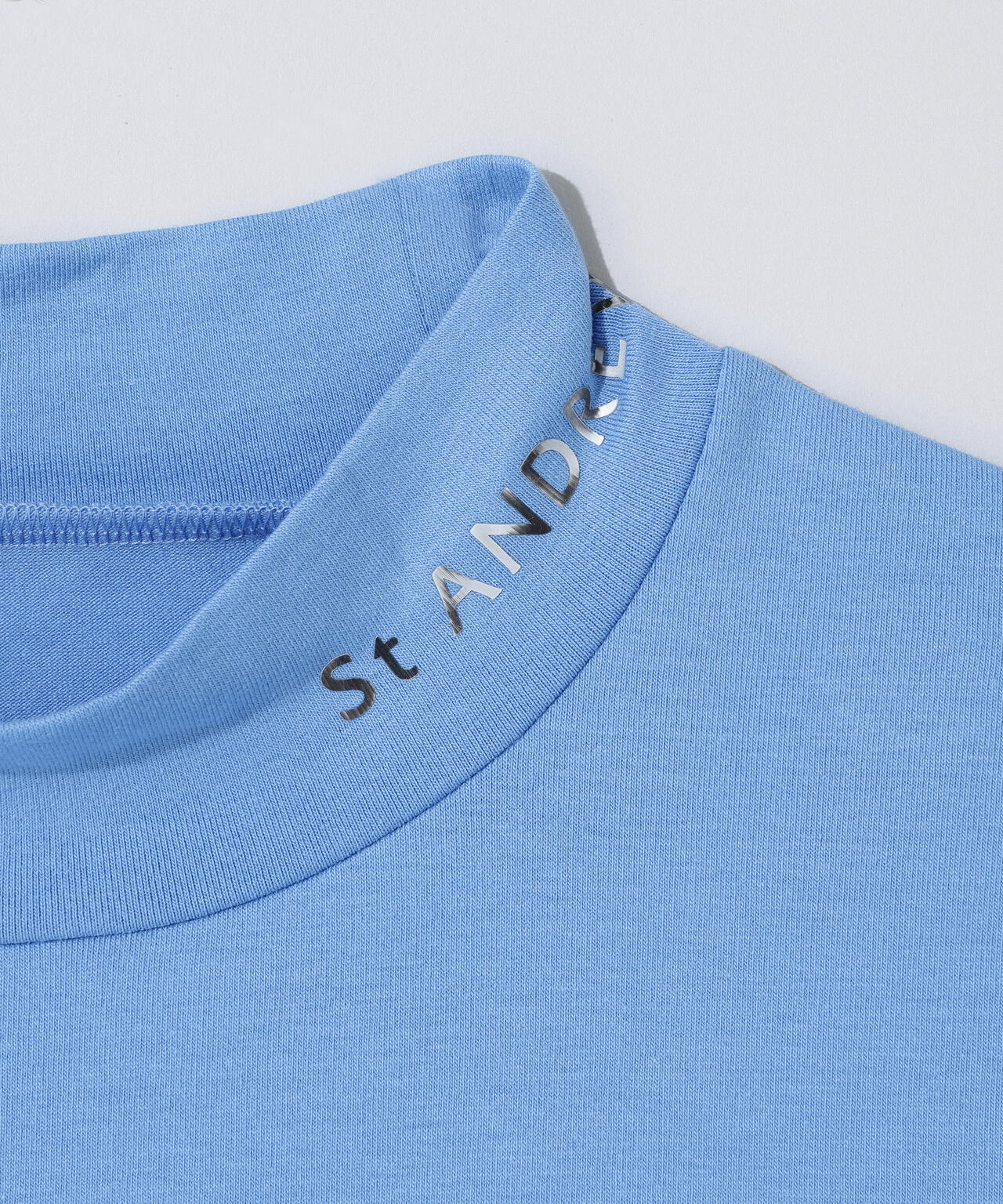 ベア天竺長袖ハイネックカットソー (MENS)