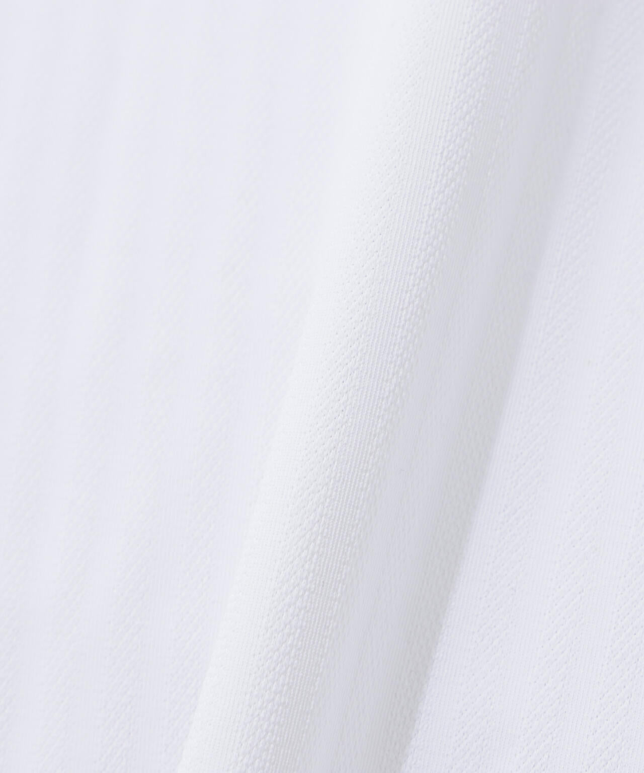 ベアサッカージャガード半袖ハーフジップアップカットソー (MENS)