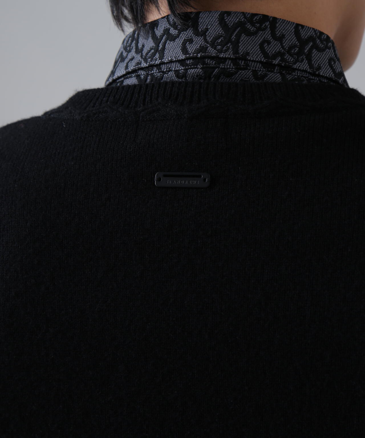 9G天竺 クルーネックニットプルオーバー (MENS)