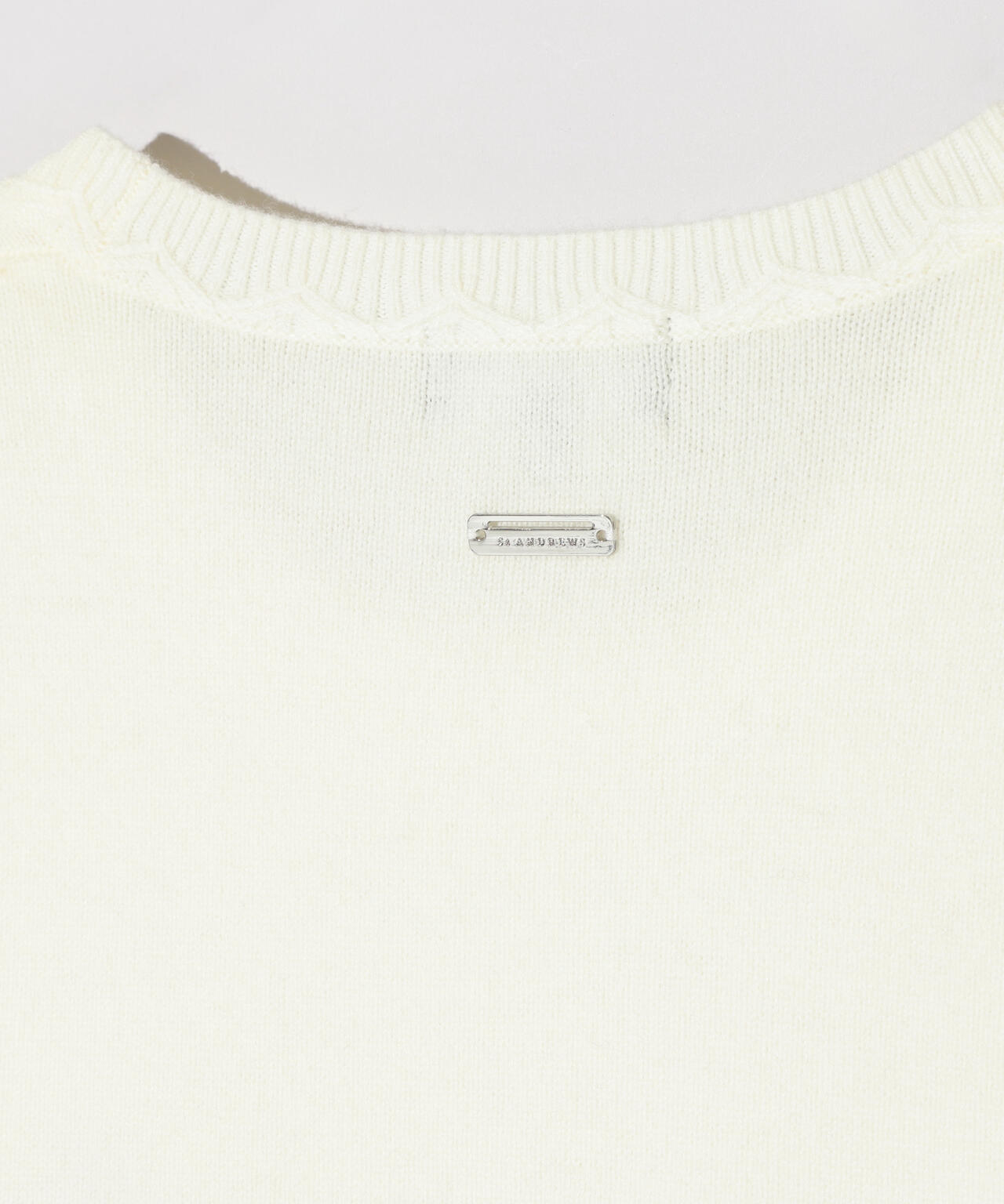 9G天竺 クルーネックニットプルオーバー (MENS)