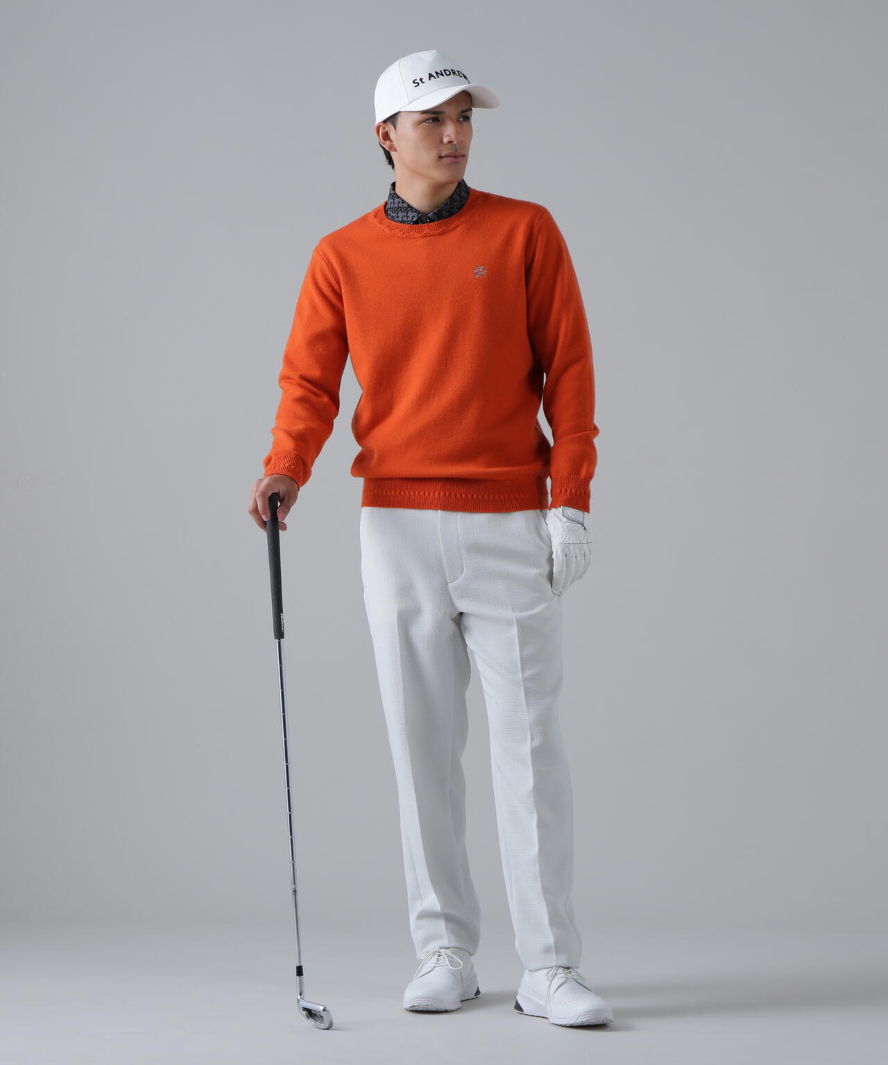 9G天竺 クルーネックニットプルオーバー (MENS) | St ANDREWS（セント