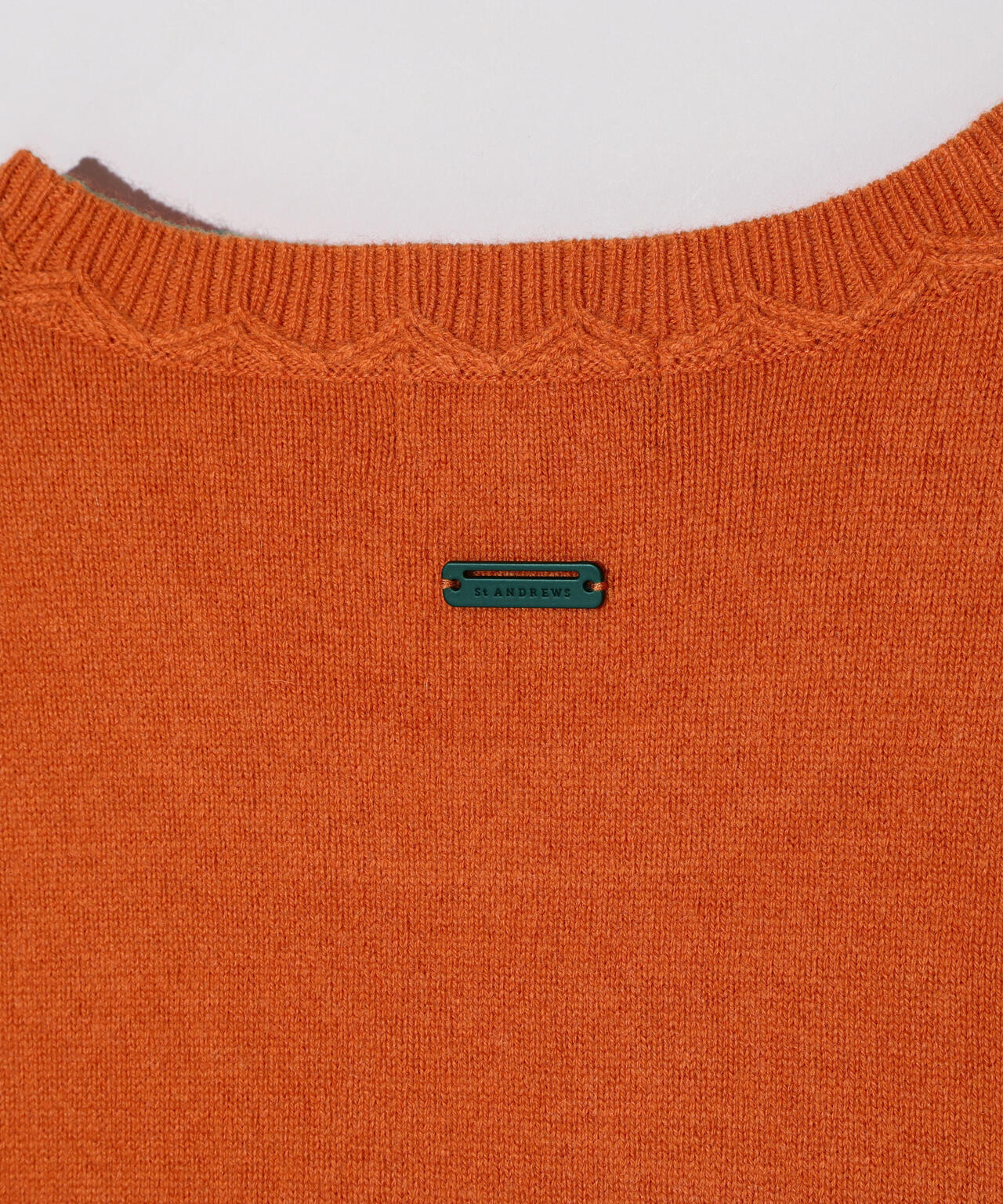 9G天竺 クルーネックニットプルオーバー (MENS)