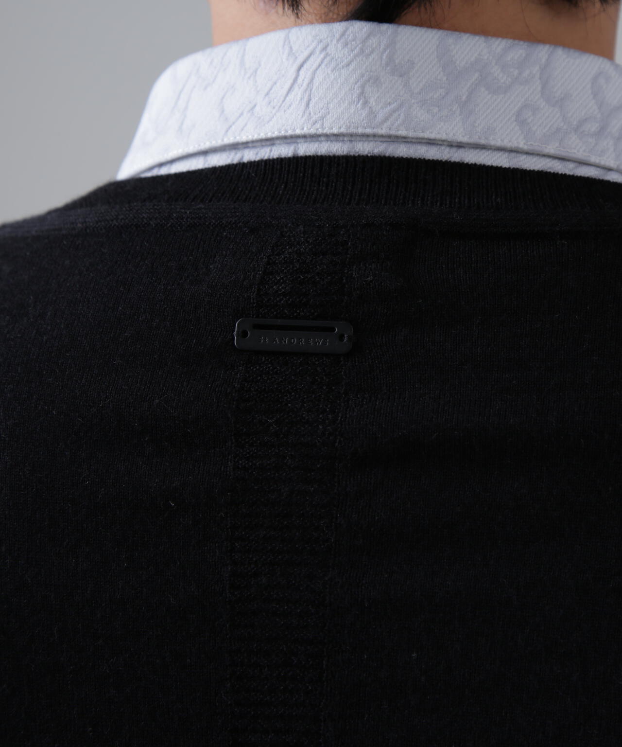 16G天竺クルーネックニットプルオーバー (MENS)