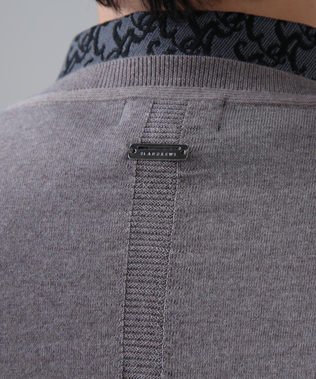 16G天竺クルーネックニットプルオーバー (MENS)