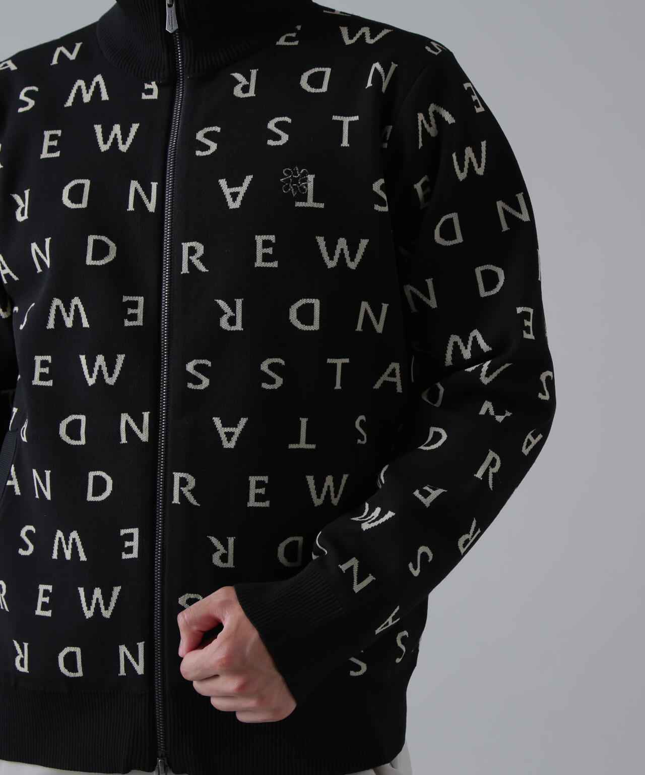 14Gロゴジャガードフルジップニット (MENS)