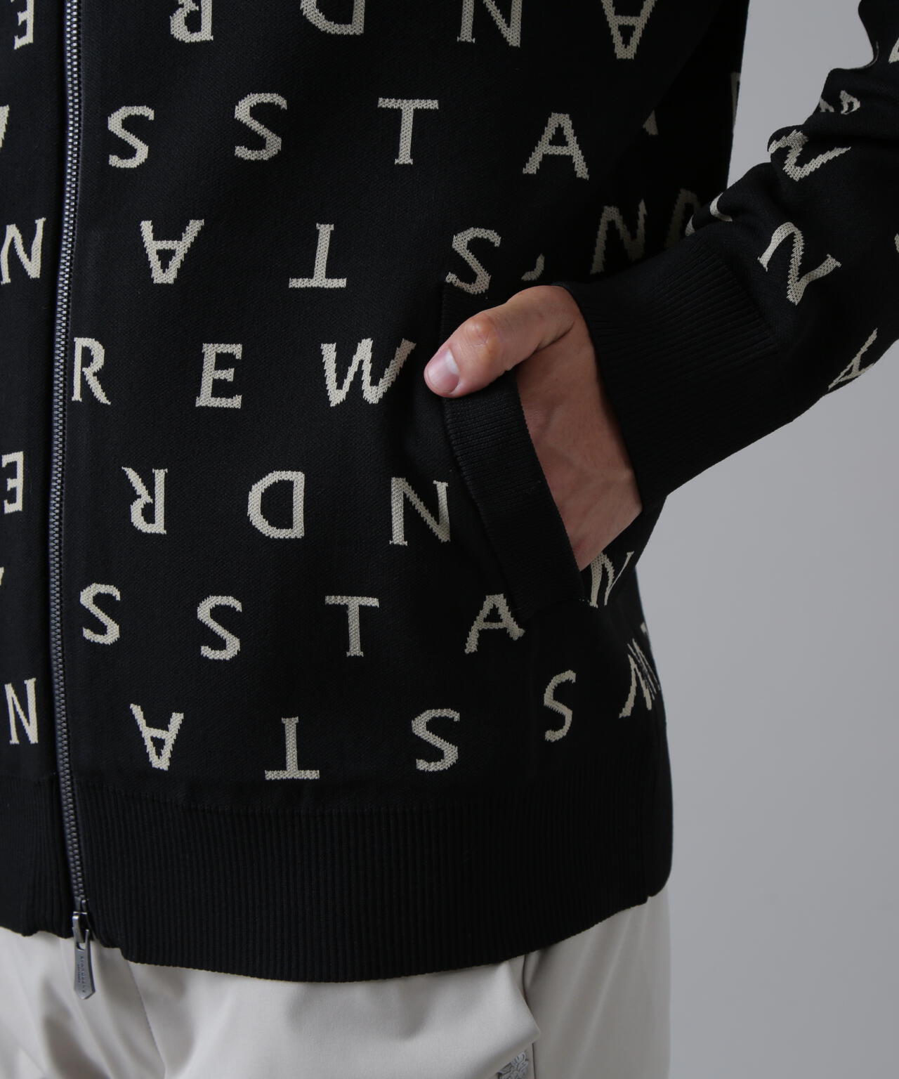 14Gロゴジャガードフルジップニット (MENS)