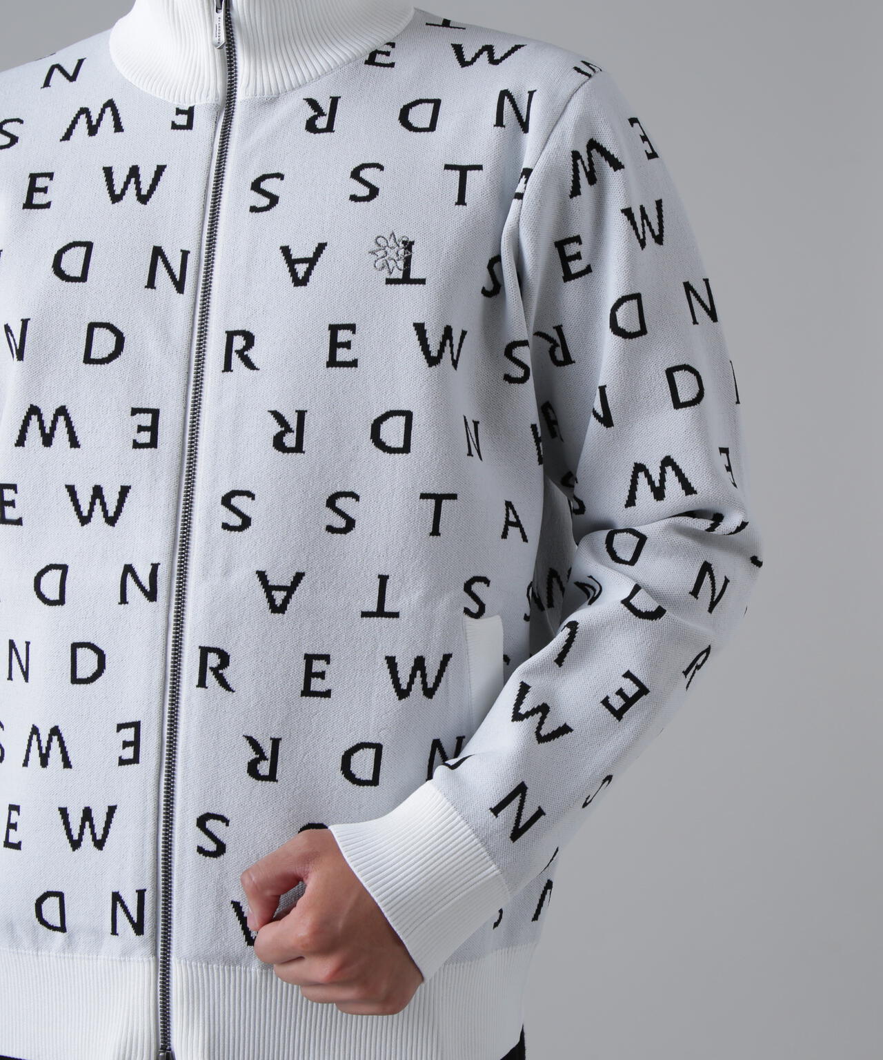 14Gロゴジャガードフルジップニット (MENS)