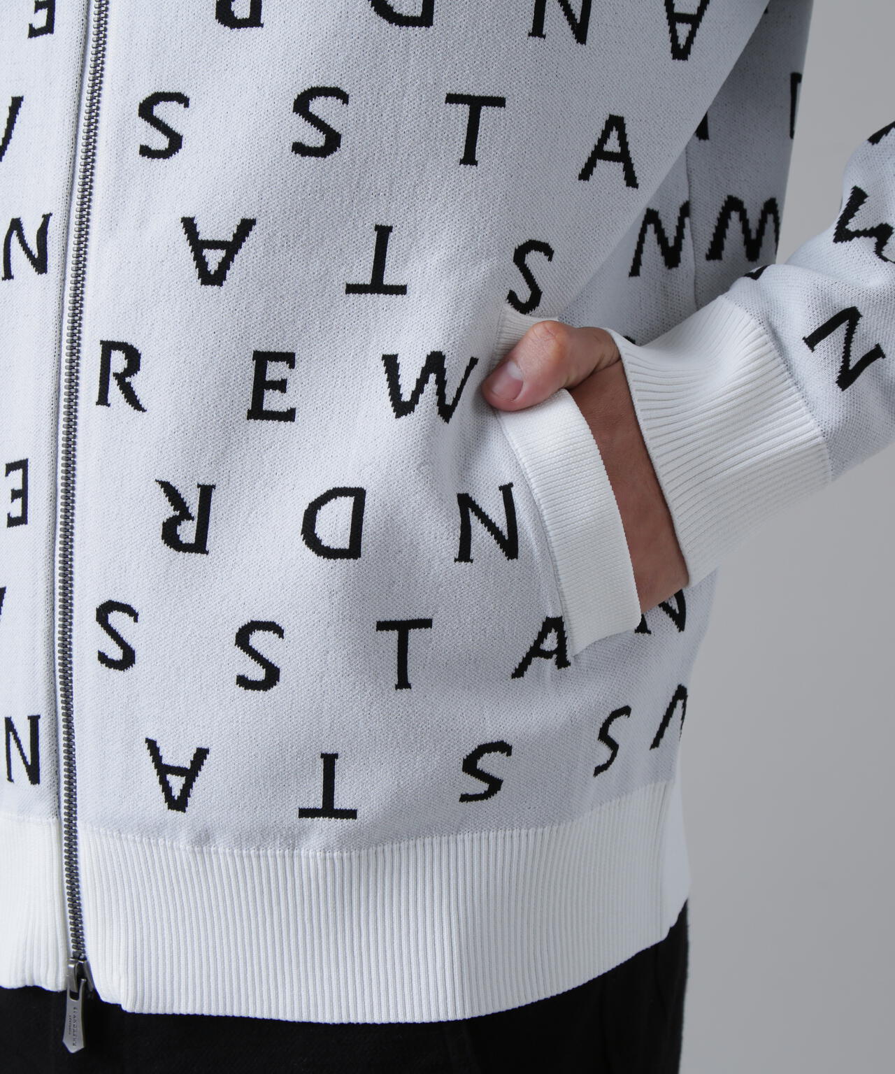 14Gロゴジャガードフルジップニット (MENS)