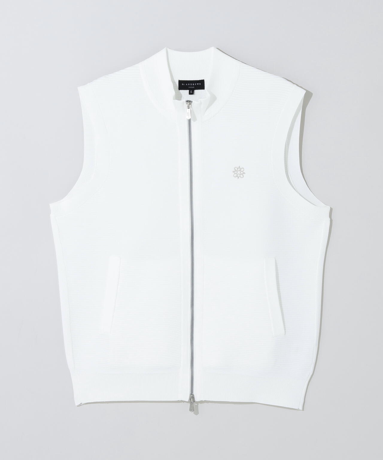 14Gフルジップアップニットベスト (MENS) | St ANDREWS（セント