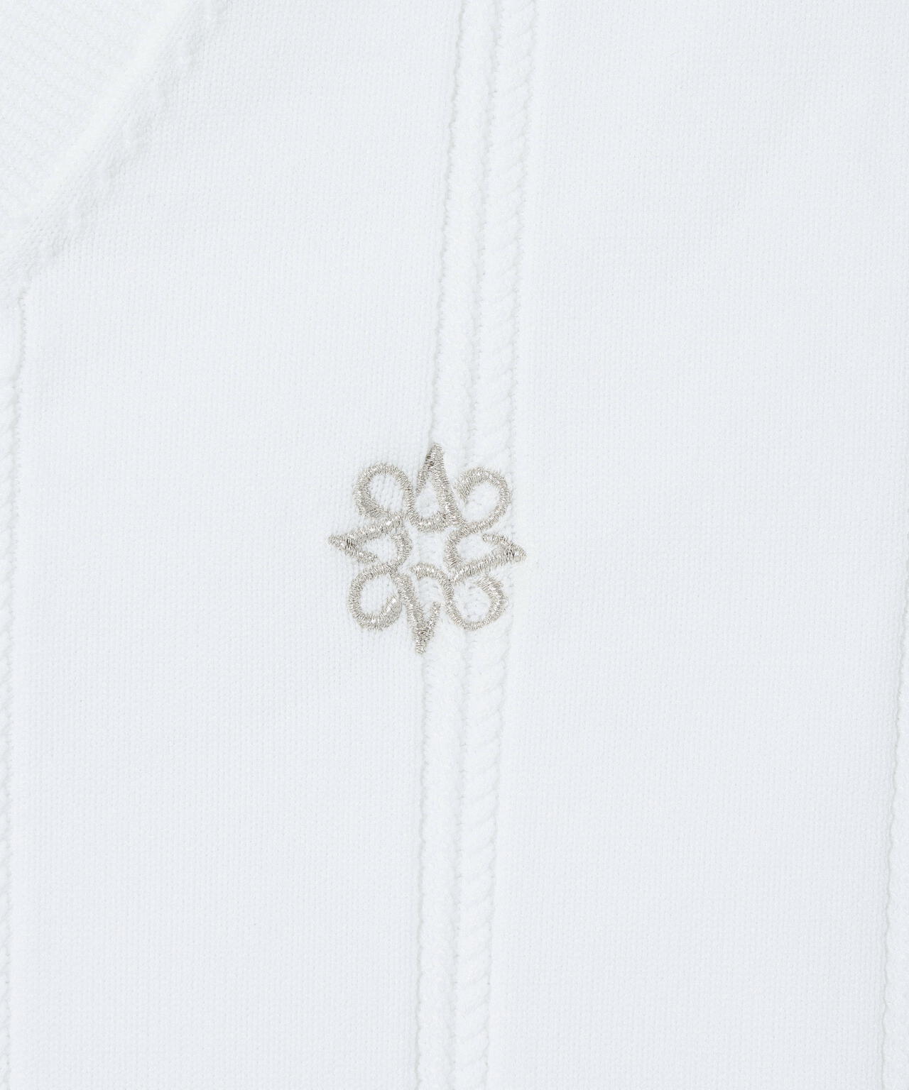 14Ｇ天竺×ケーブル Vネックニットベスト (MENS)