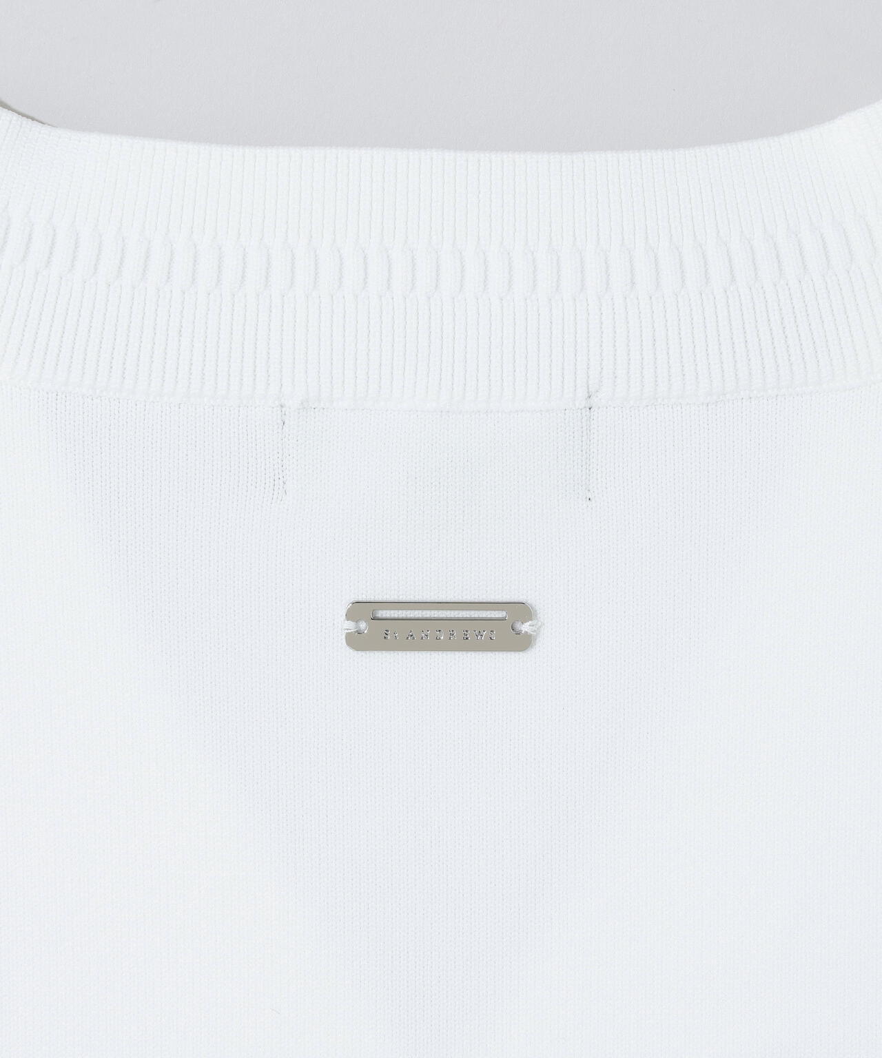 14Ｇ天竺×ケーブル Vネックニットベスト (MENS)