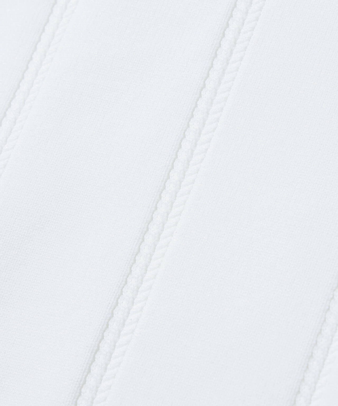 14Ｇ天竺×ケーブル Vネックニットベスト (MENS)