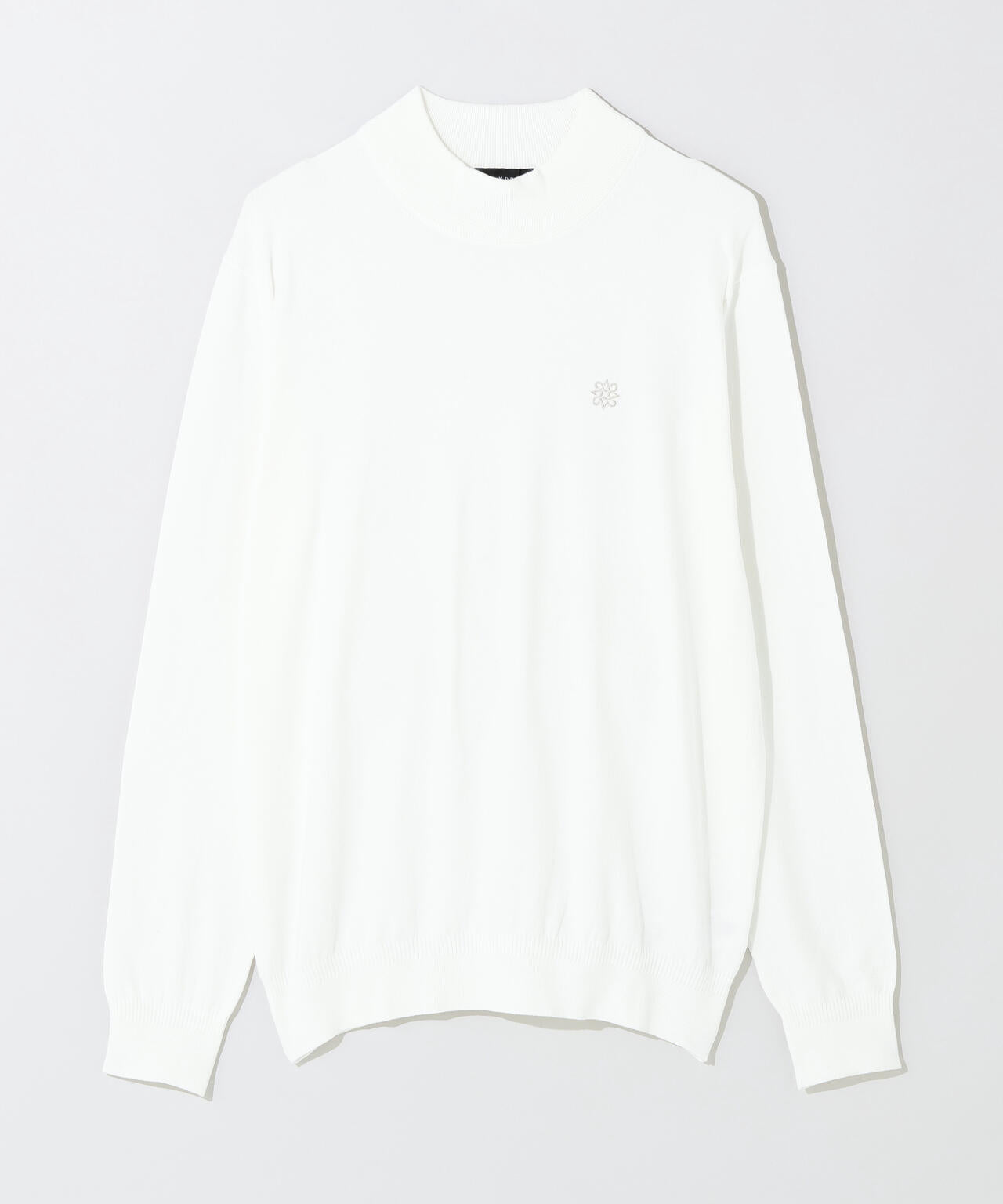 カシミヤタッチ天竺モックネックニットプルオーバー (MENS) | St