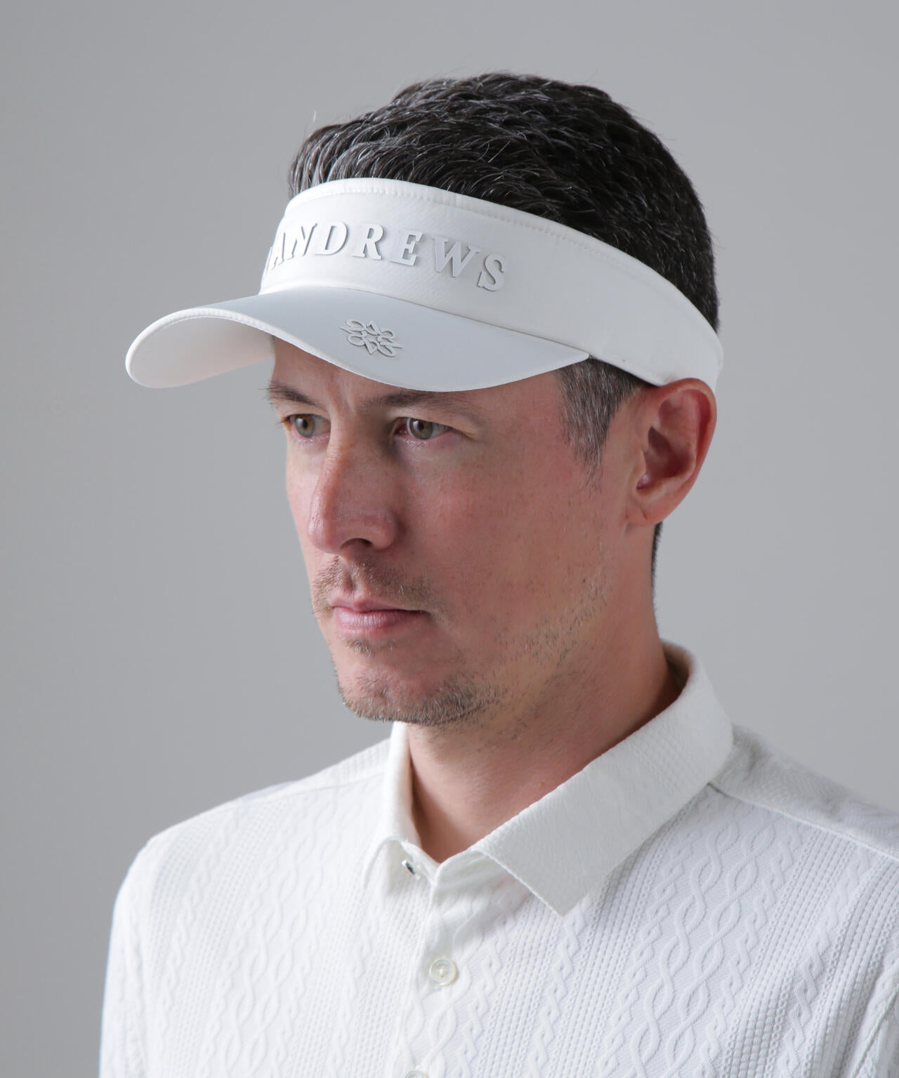 ツイルロゴバイザー (UNISEX) | St ANDREWS（セントアンドリュース