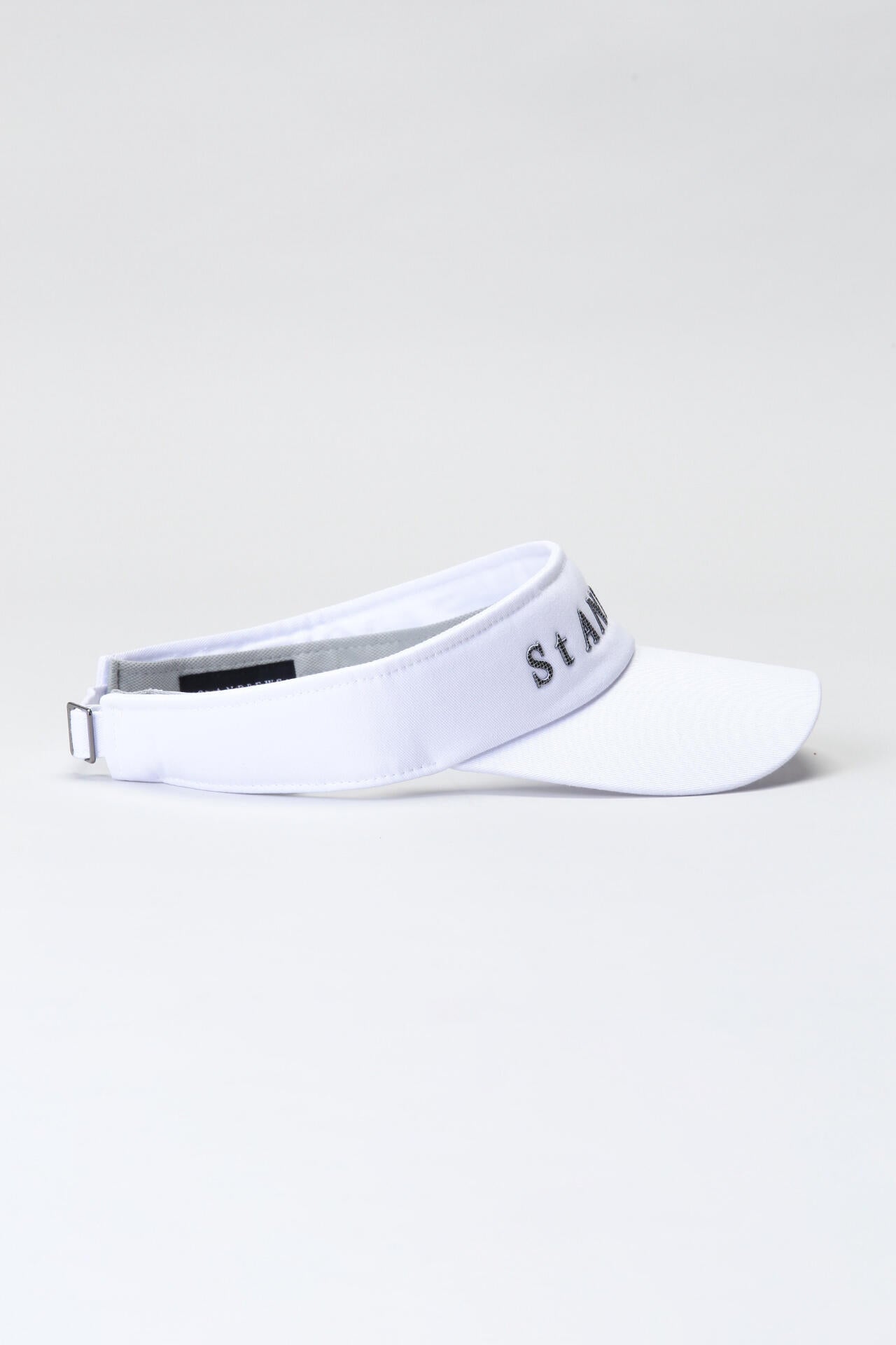 St ANDREWS ホワイト バイザー　リボン付き　レディース TPUロゴバイザー (UNISEX) | St ANDREWS（セントアンドリュース