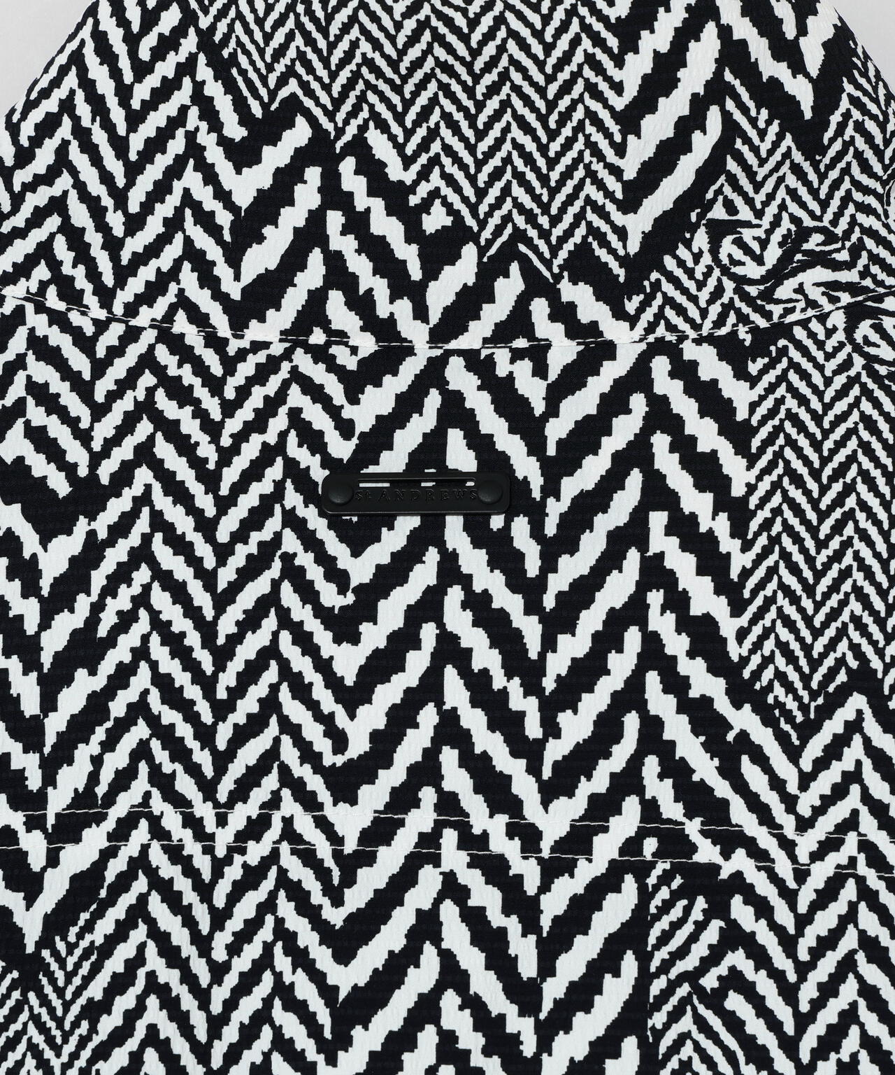 ヘリンボーンプリント中綿キルトブルゾン (MENS)