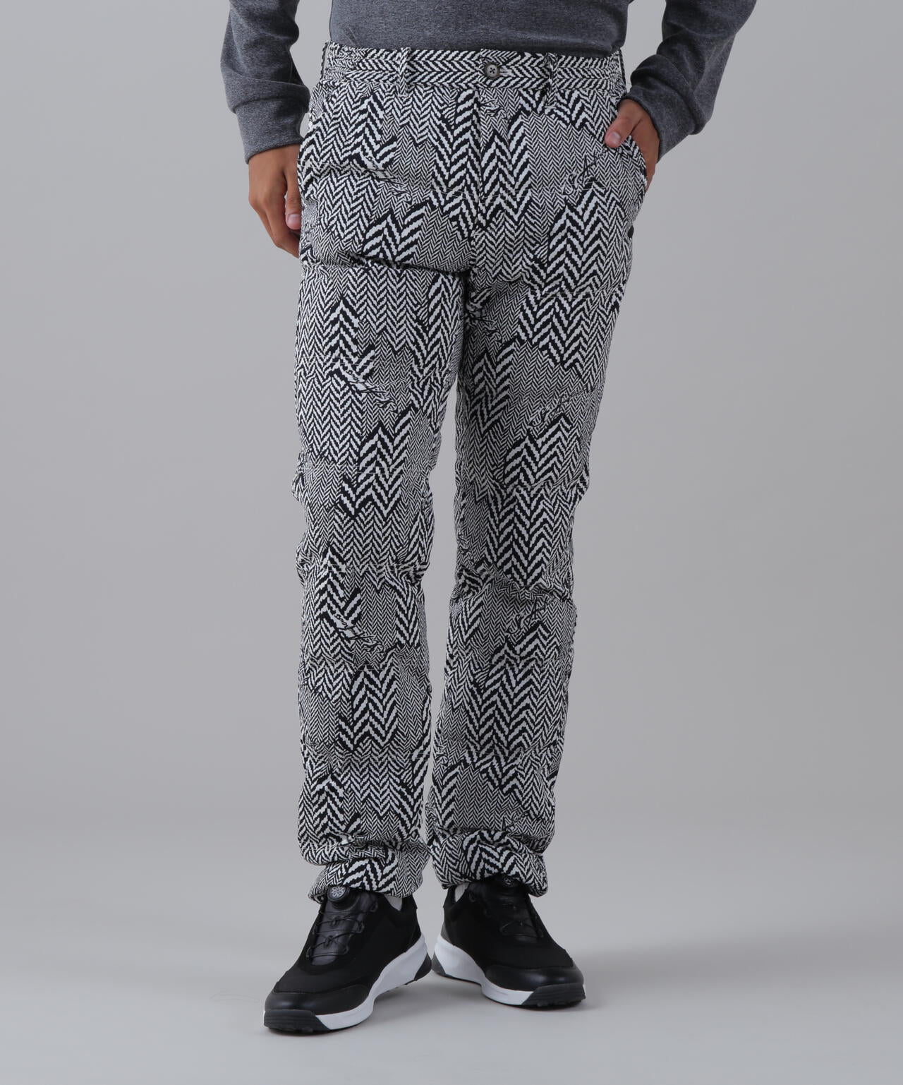 ヘリンボーンプリント中綿キルトパンツ (MENS) | St ANDREWS（セント