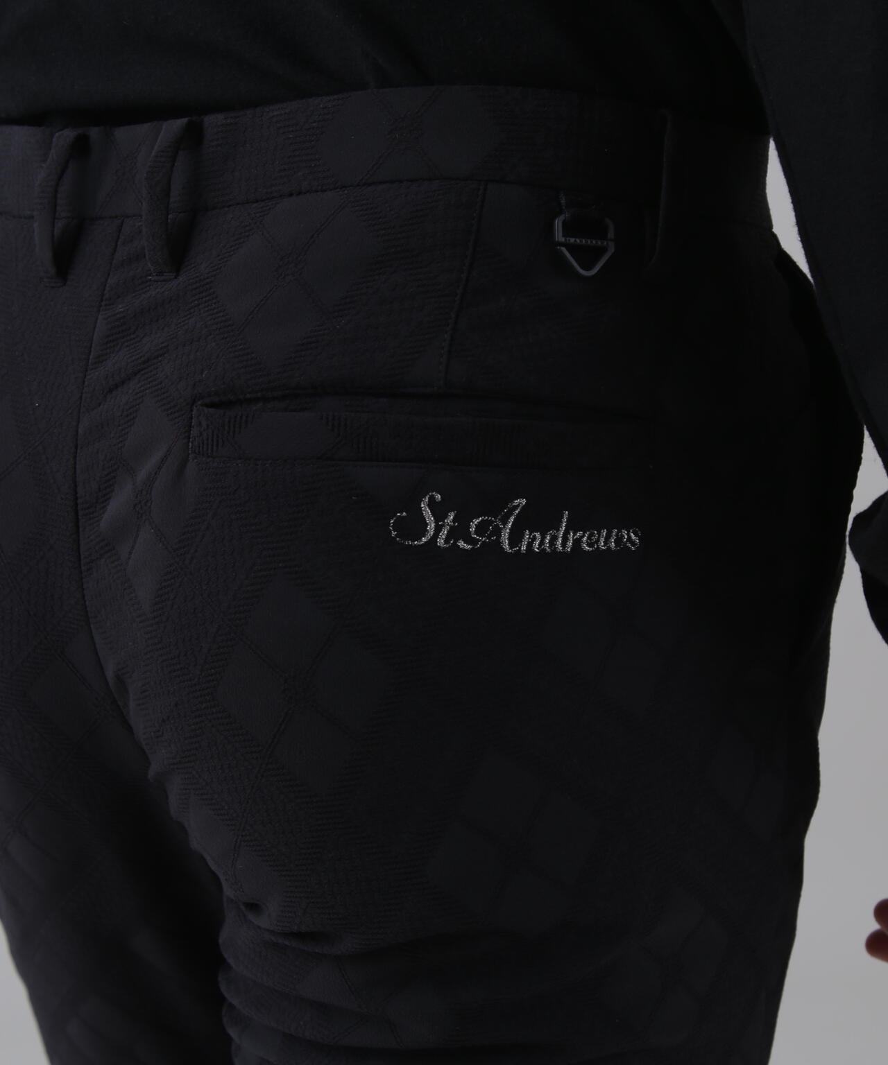 バイアスチェックジャガードパンツ (MENS)