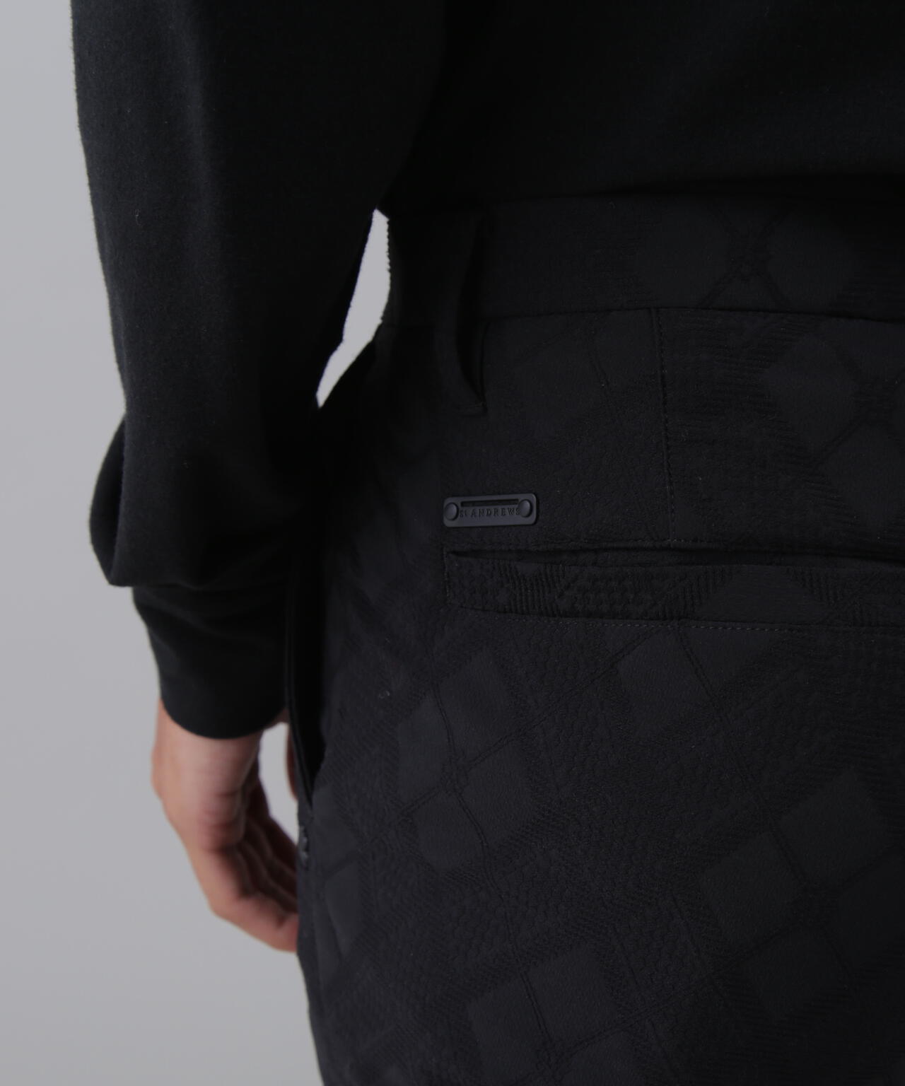 バイアスチェックジャガードパンツ (MENS) | St ANDREWS（セント