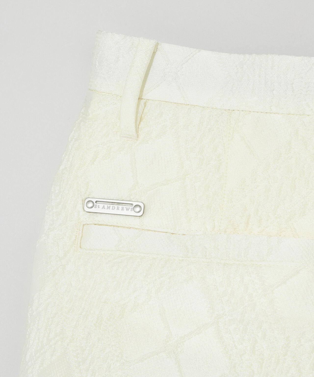 バイアスチェックジャガードパンツ (MENS)