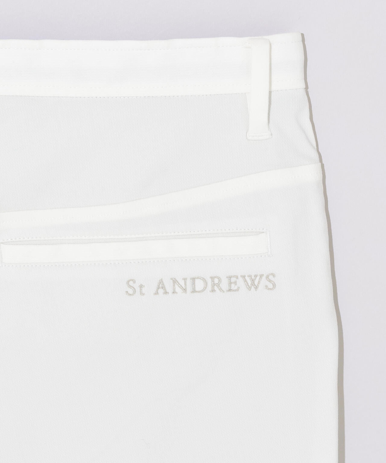○★新品未使用　St ANDREWS　ドビーストレッチパンツ　M　ホワイト ドビーストレッチパンツ | St ANDREWS（セントアンドリュース